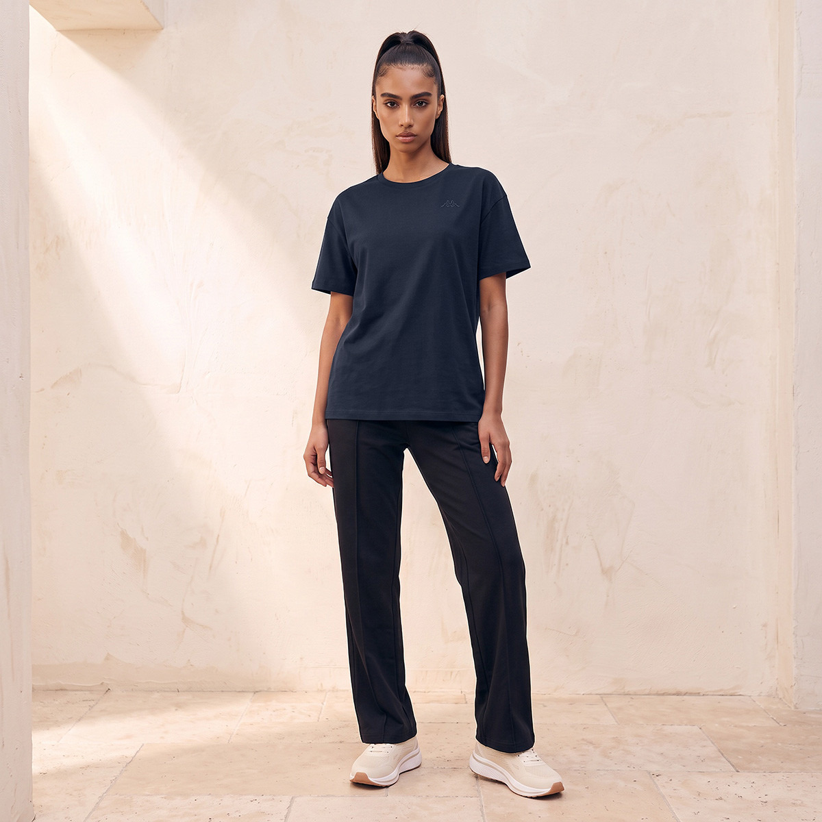 Kappa Cotton Logo T-shirt-sports-women-clothing-tshirtsandvests-image-2