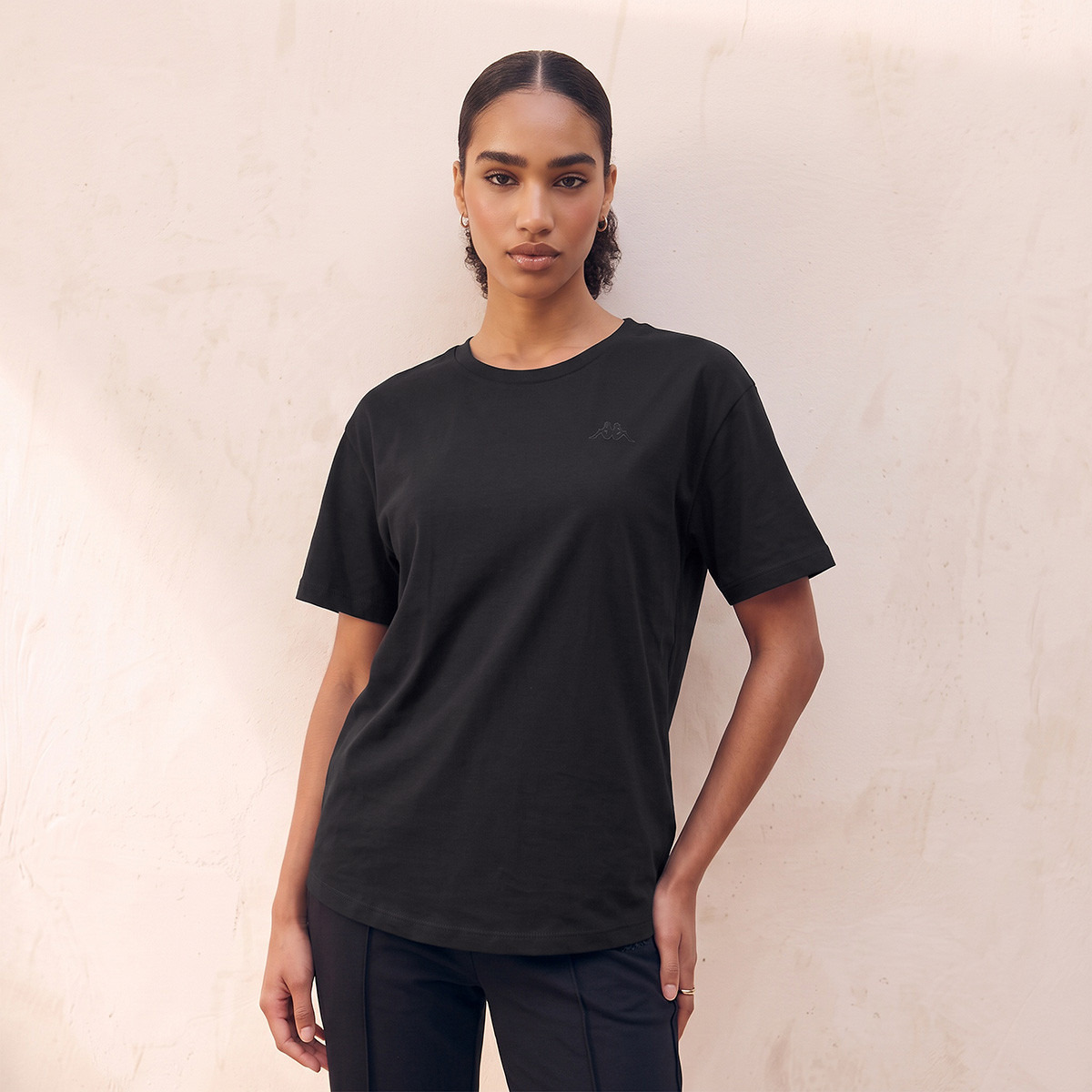 Kappa Cotton Logo T-shirt-sports-women-clothing-tshirtsandvests-image-1