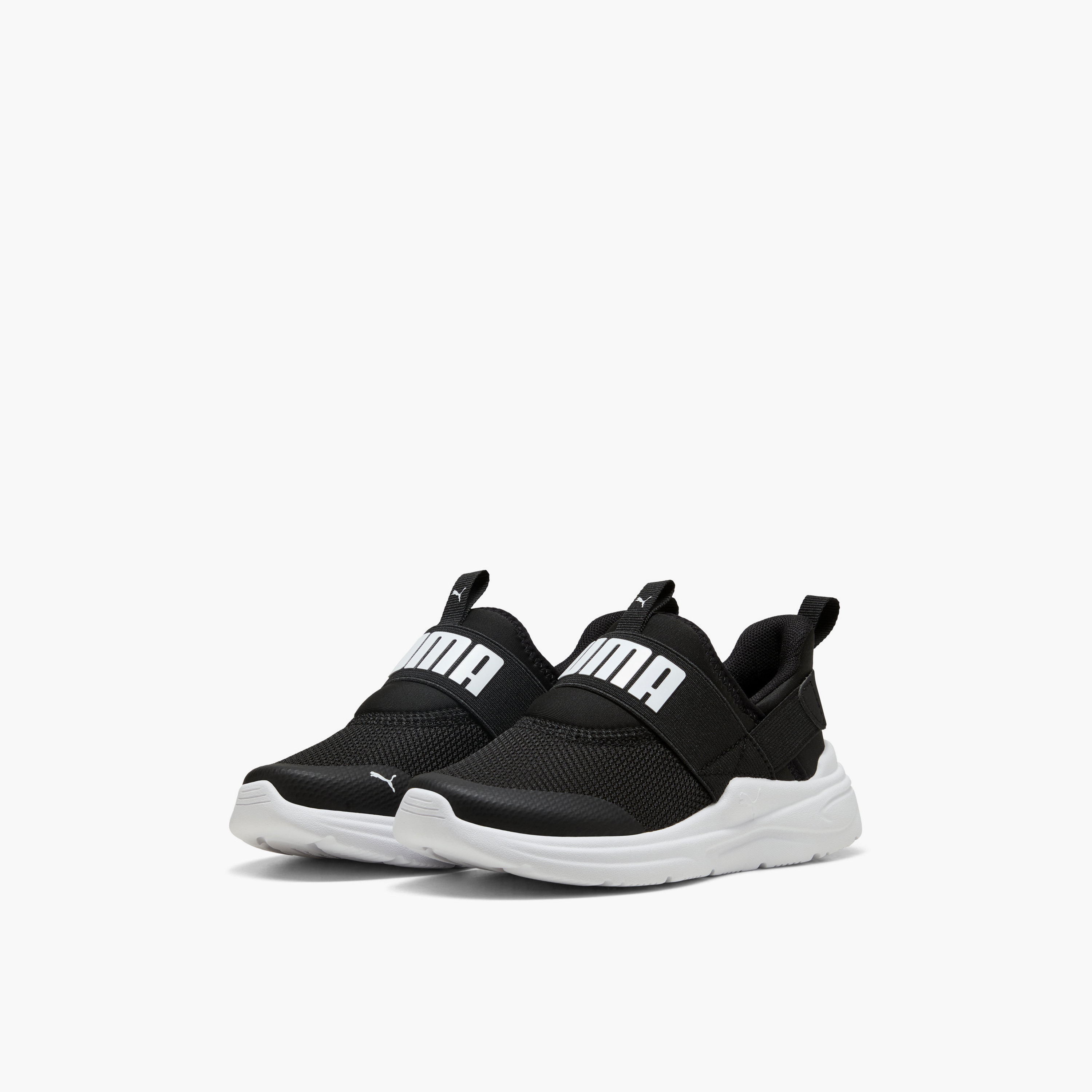 Puma Kids Soft Wired 2 SlipTech Slip-On Ankle Sneakers-girls-shoes-sneakers-image-1