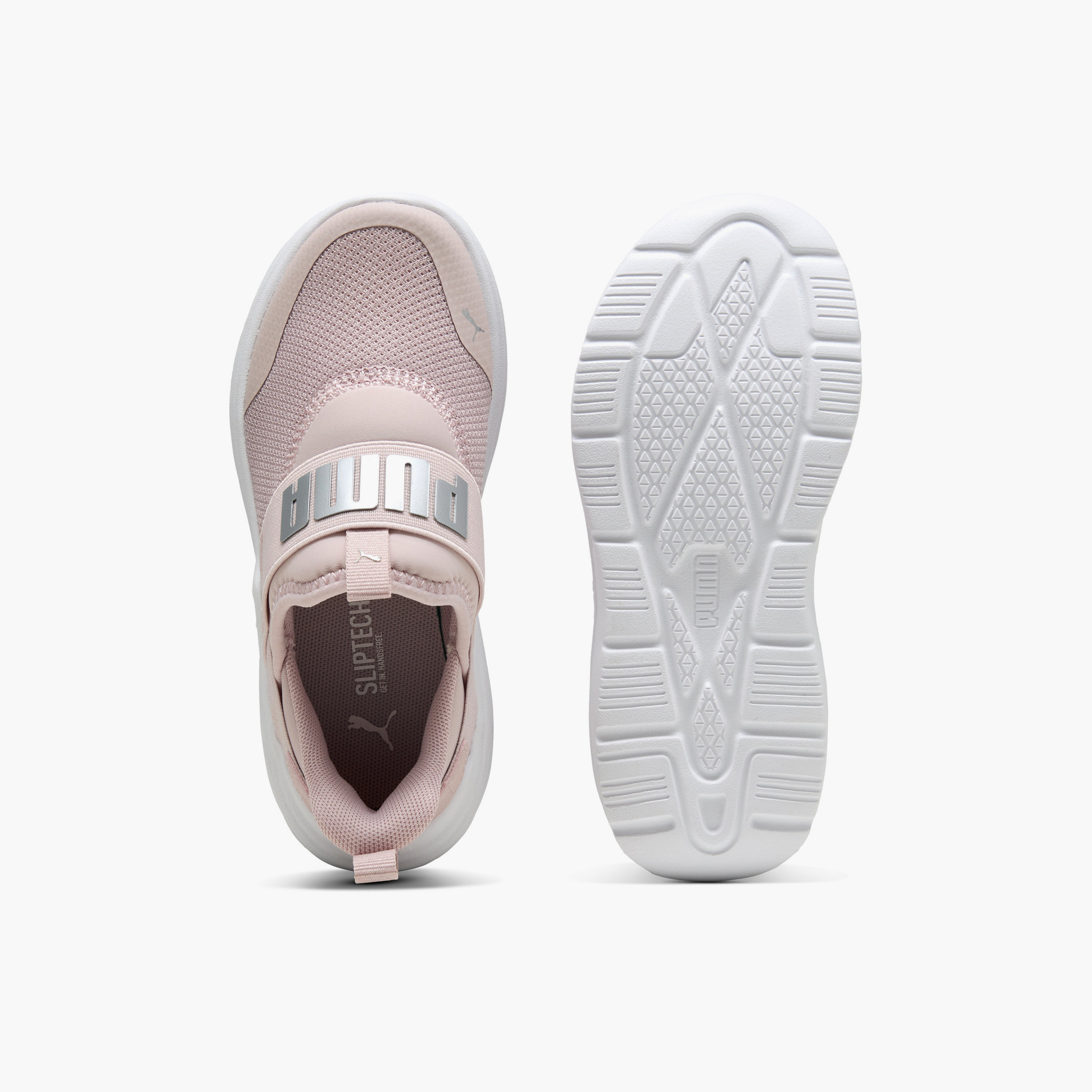 Puma Girls Soft Wired 2 SlipTech Slip-On Ankle Sneakers-sports-girls-shoes-image-4