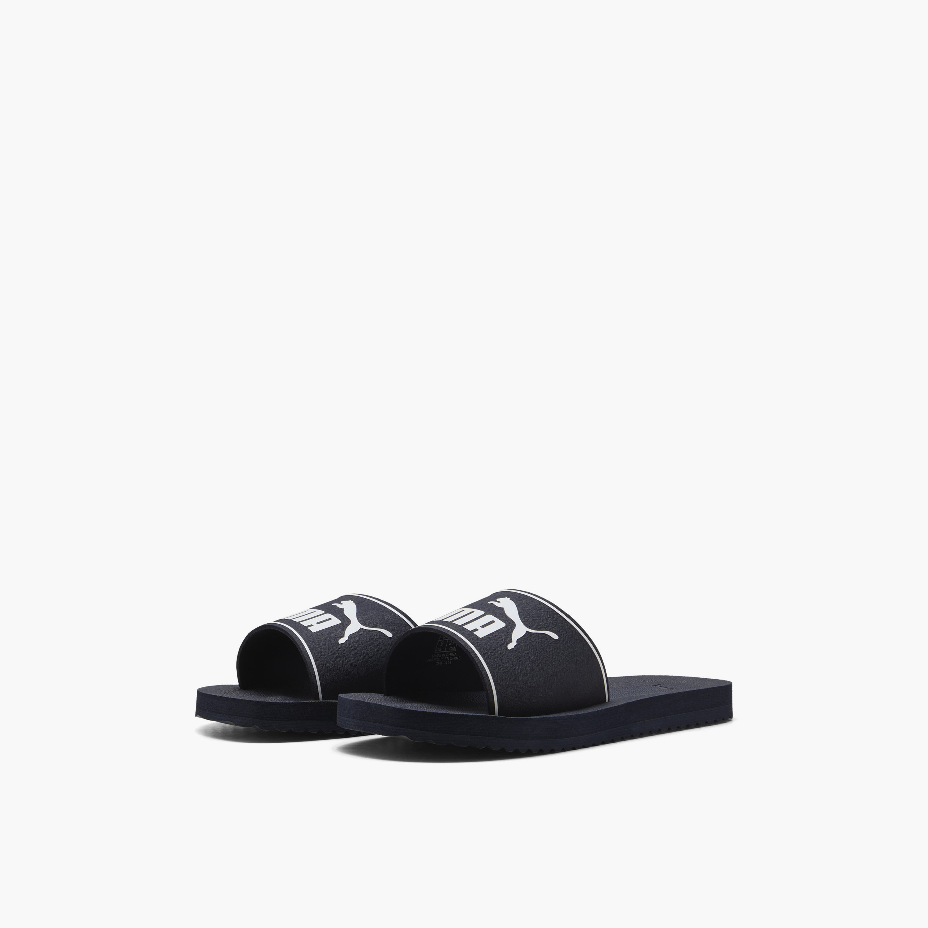 Puma Men Purecat 2.0 Logo Print Slides-sports-men-shoes-image-1