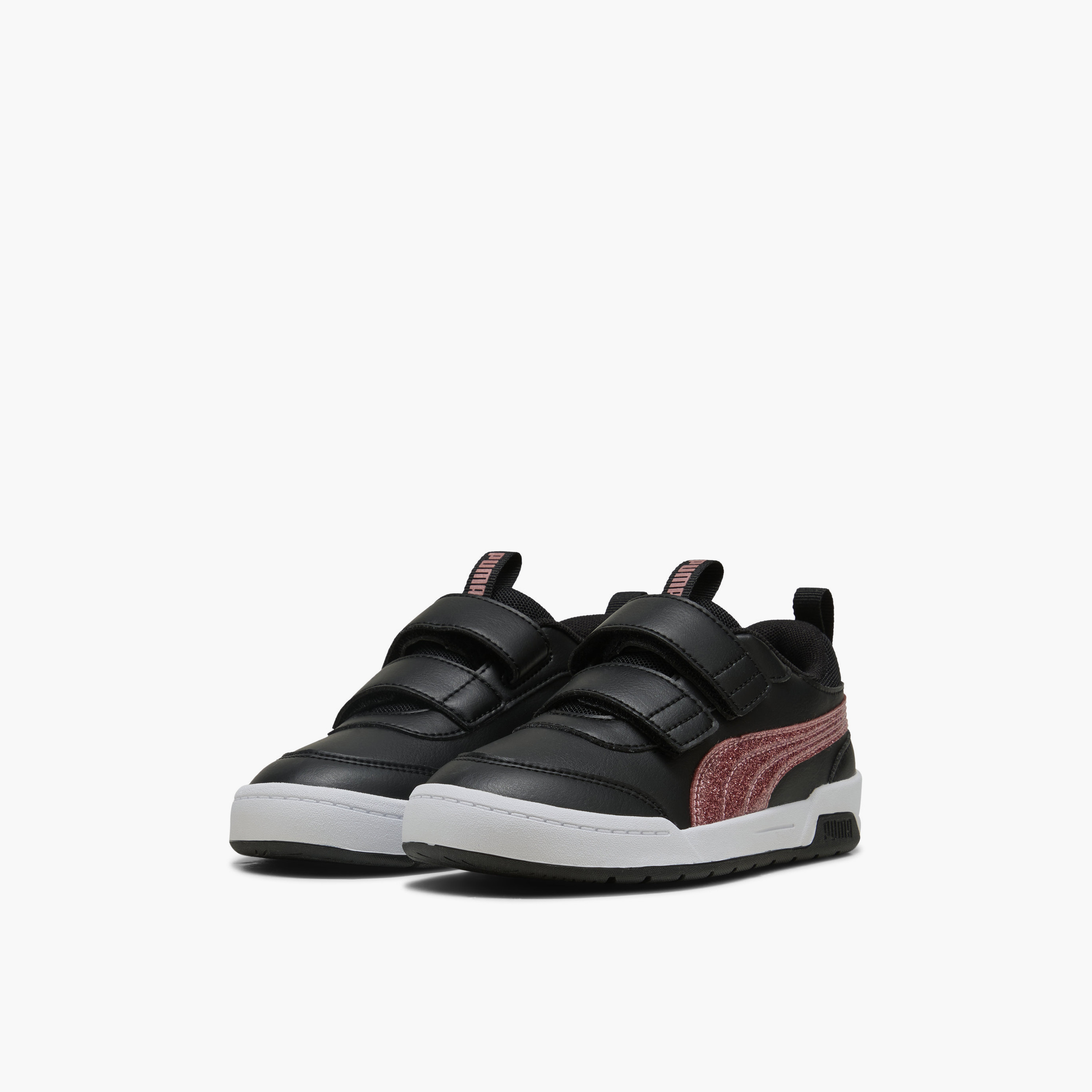 Puma Kids Multiflex 2 Glitz FS V Hook & Loop Ankle Sneakers-girls-shoes-sneakers-image-1