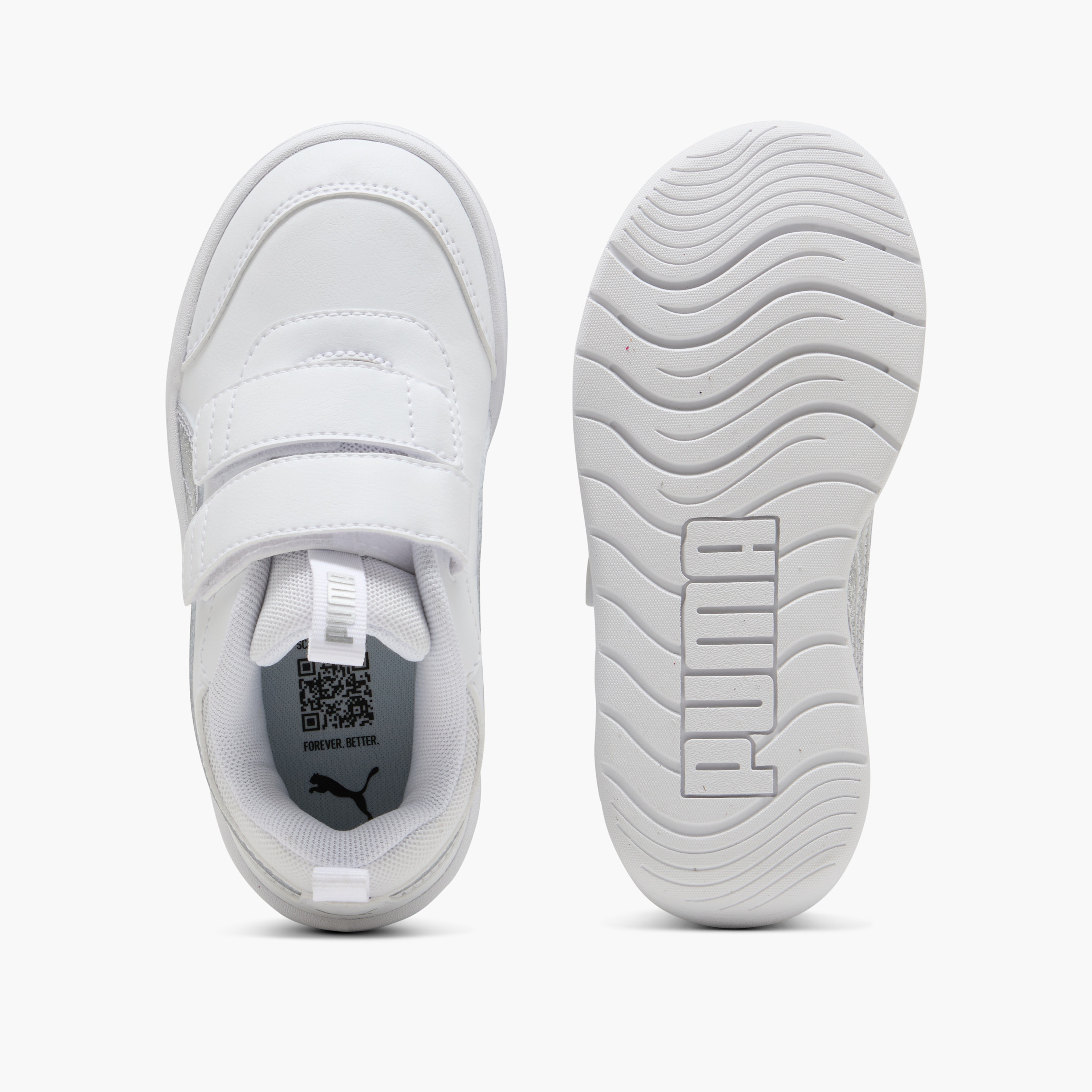 حذاءمالتي فلكس 2 جليتز إف إس رياضي بشريط إغلاق للأطفال من بوما-girls-shoes-sneakers-image-4
