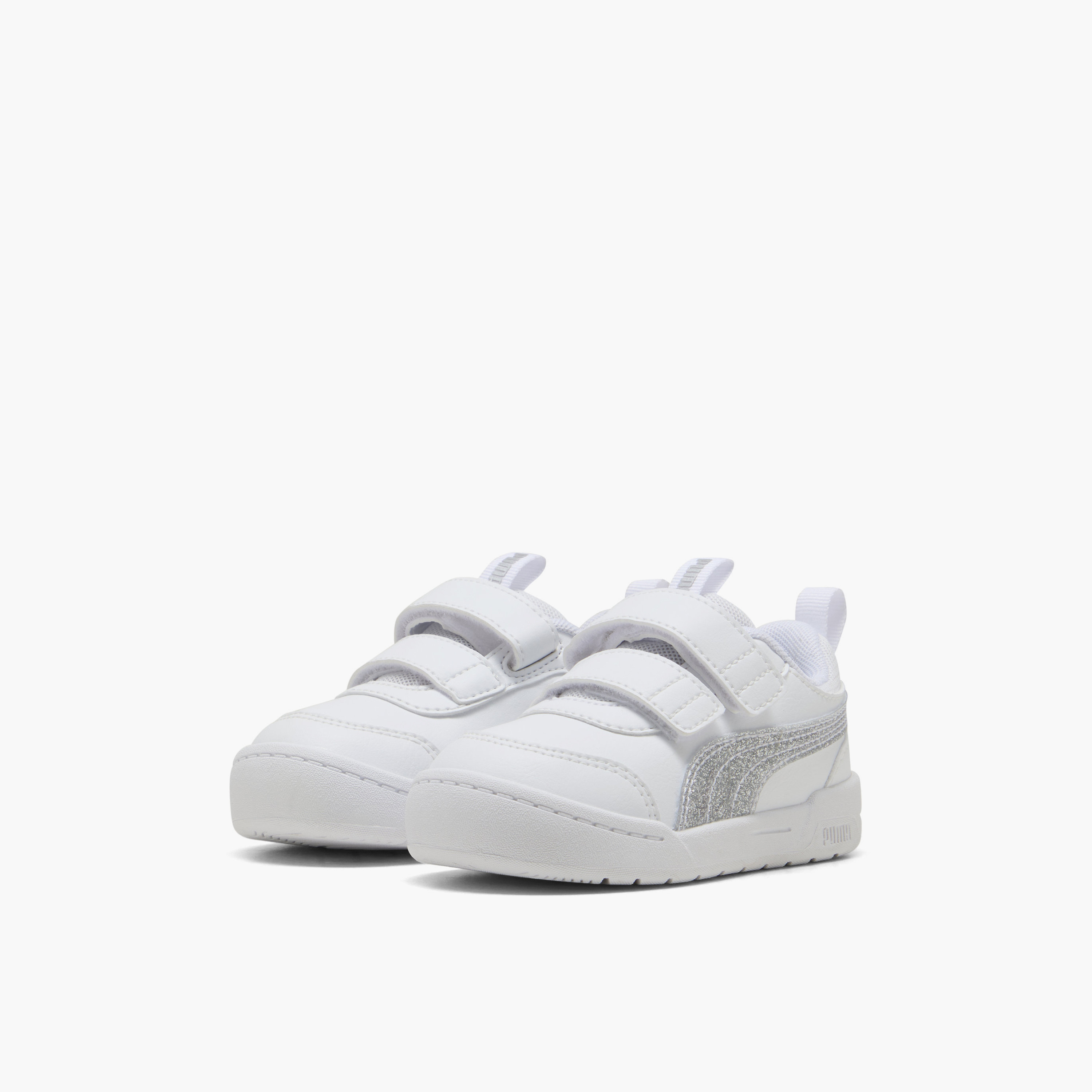 Puma Multiflex 2 Glitz FS V Sneakers with Hook & Loop Closure-baby-girls-shoes-closedshoes-image-1