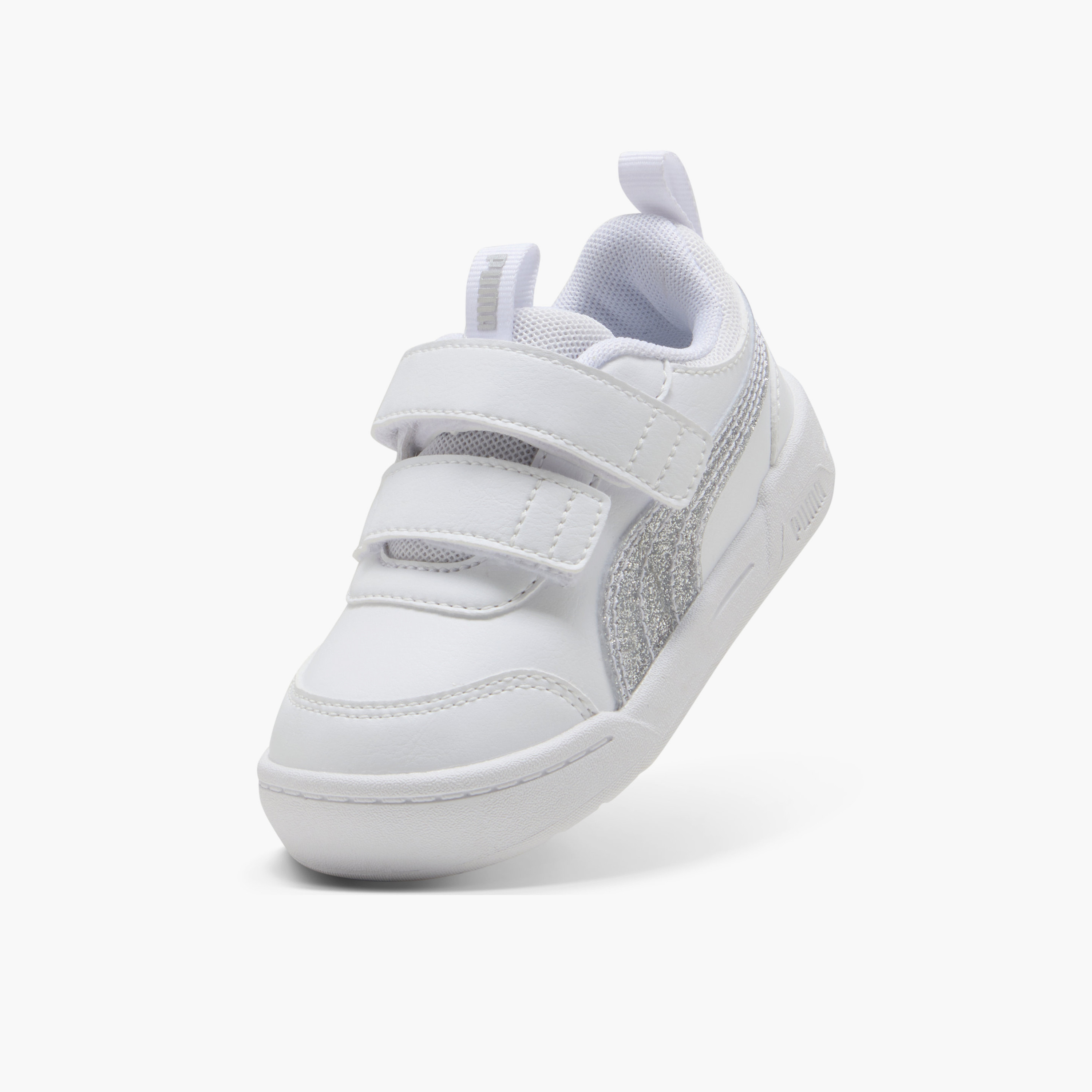 Puma Multiflex 2 Glitz FS V Sneakers with Hook & Loop Closure-baby-girls-shoes-closedshoes-image-5