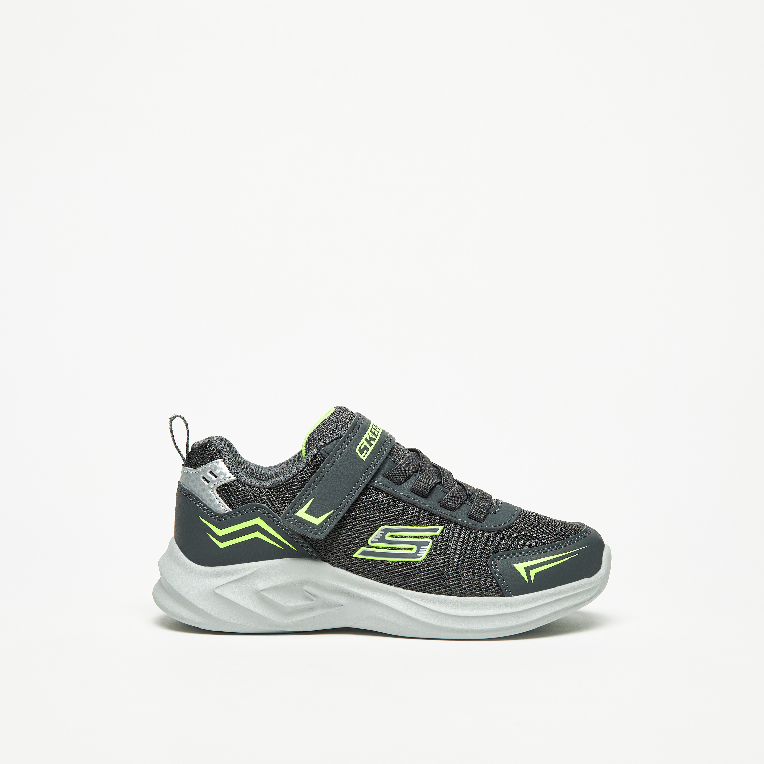 Skechers Mazematics Boys Memory Foam Low Ankle Sneakers 403609L-CCYL | OE-sports-boys-shoes-image-4