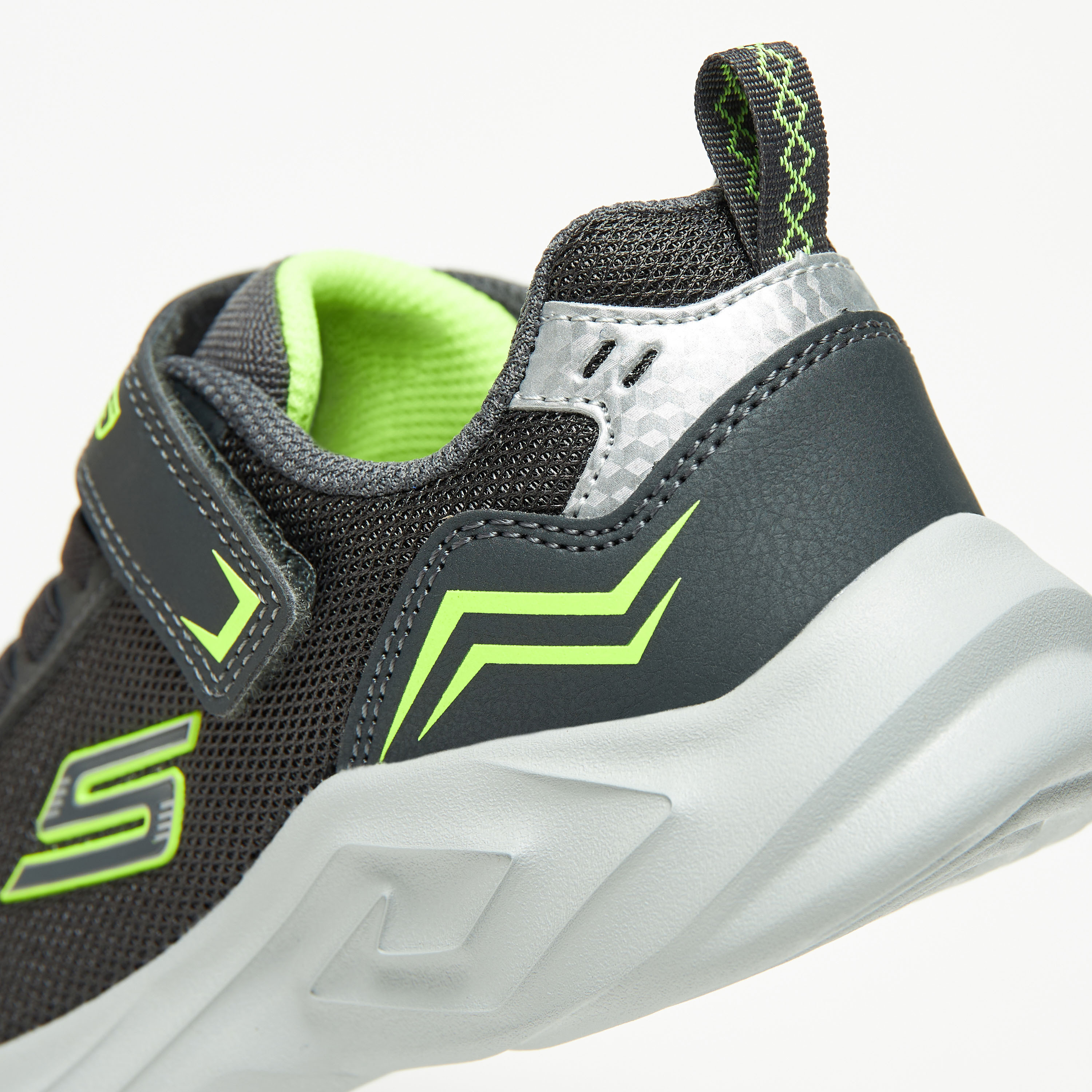 Skechers Mazematics Boys Memory Foam Low Ankle Sneakers 403609L-CCYL | OE-sports-boys-shoes-image-8