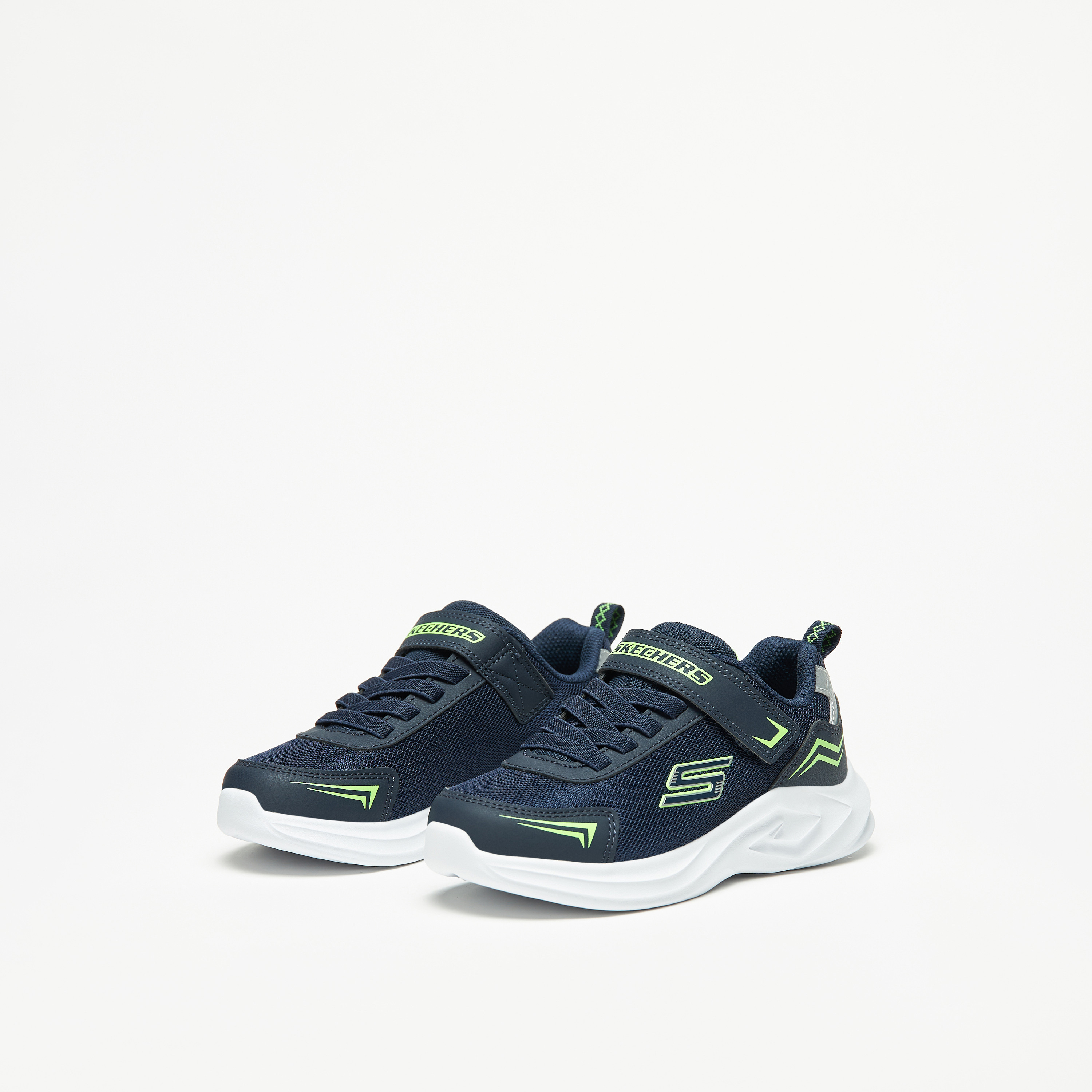 Skechers Mazematics Boys Memory Foam Low Ankle Sneakers 403609L-CCYL | OE-sports-boys-shoes-image-10