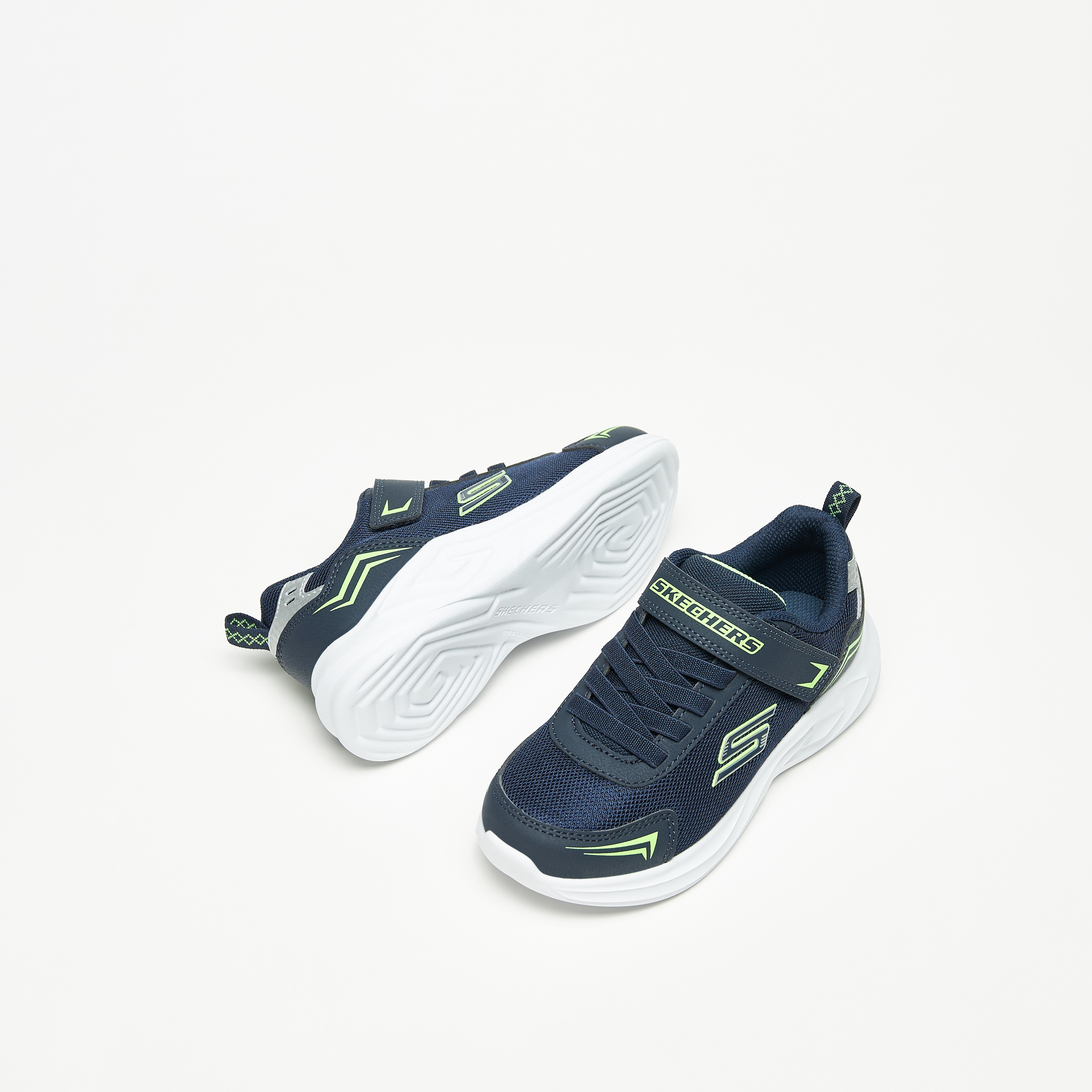 Skechers Mazematics Boys Memory Foam Low Ankle Sneakers 403609L-CCYL | OE-sports-boys-shoes-image-14