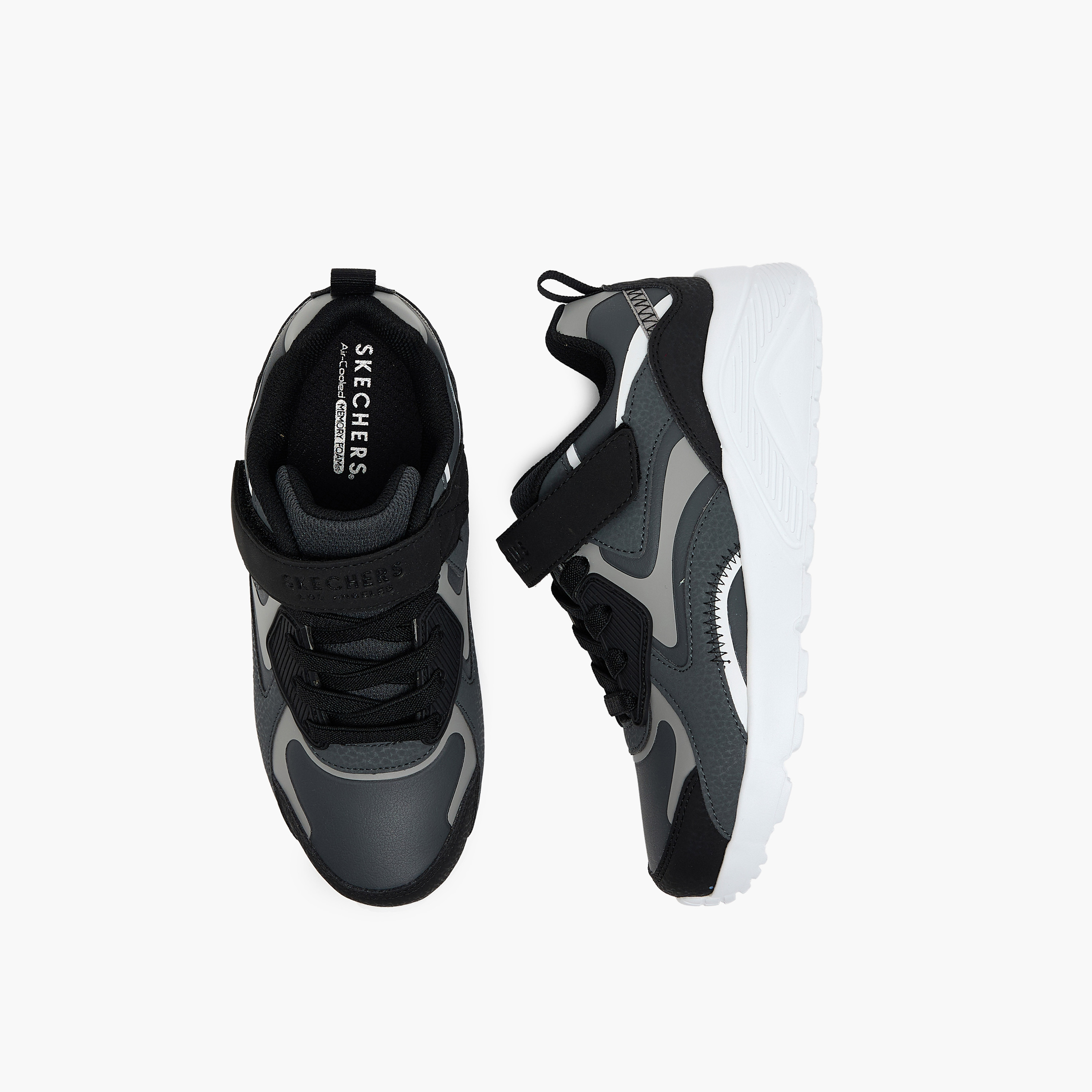 سكيتشرز- حذاء للأولاد أونو لايت بخطاف وحلقة 403645L | OE-boys-shoes-sneakers-image-1