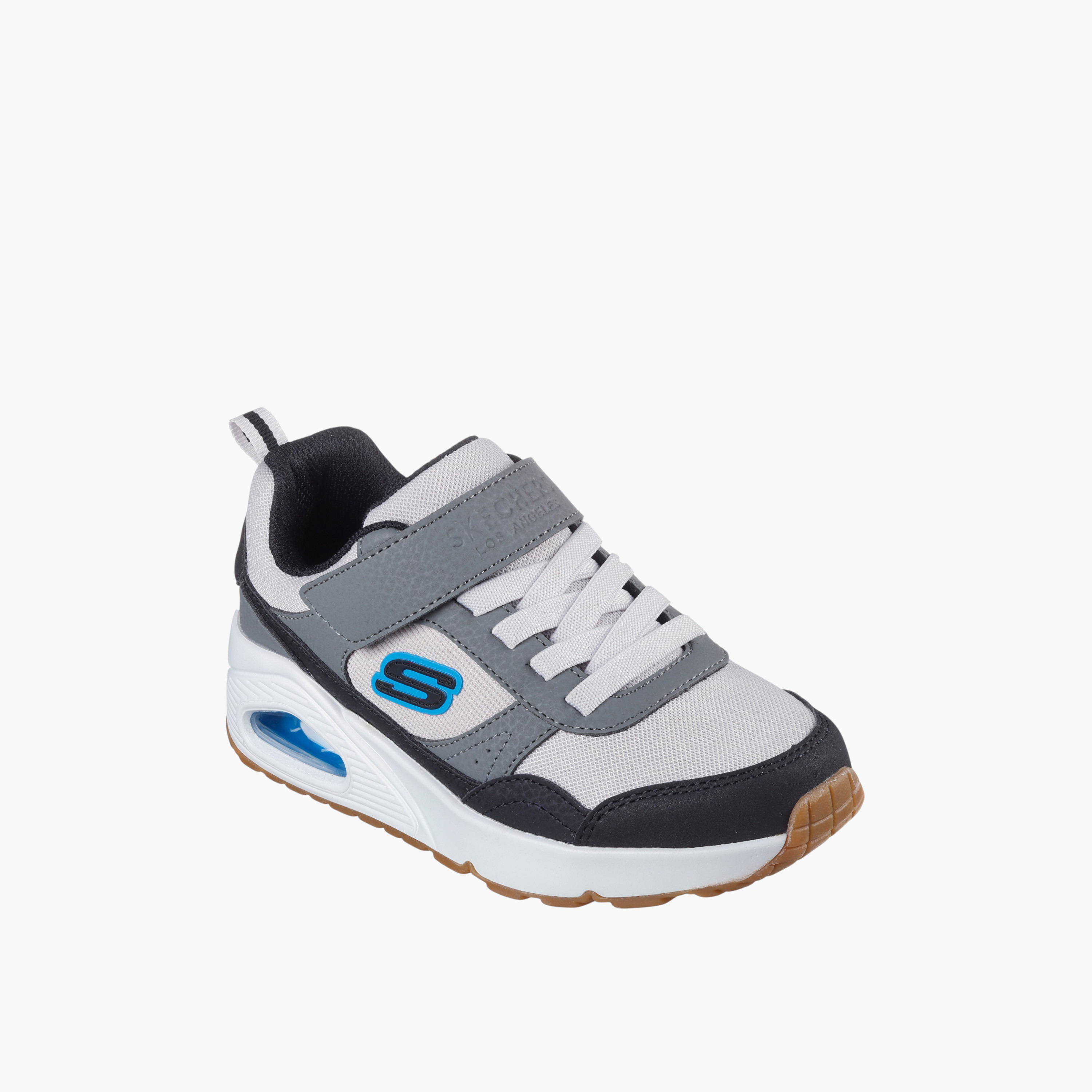 Skechers Boys Uno Hook & Loop Cushioned Sole Walking Shoes-boys-shoes-sneakers-image-1