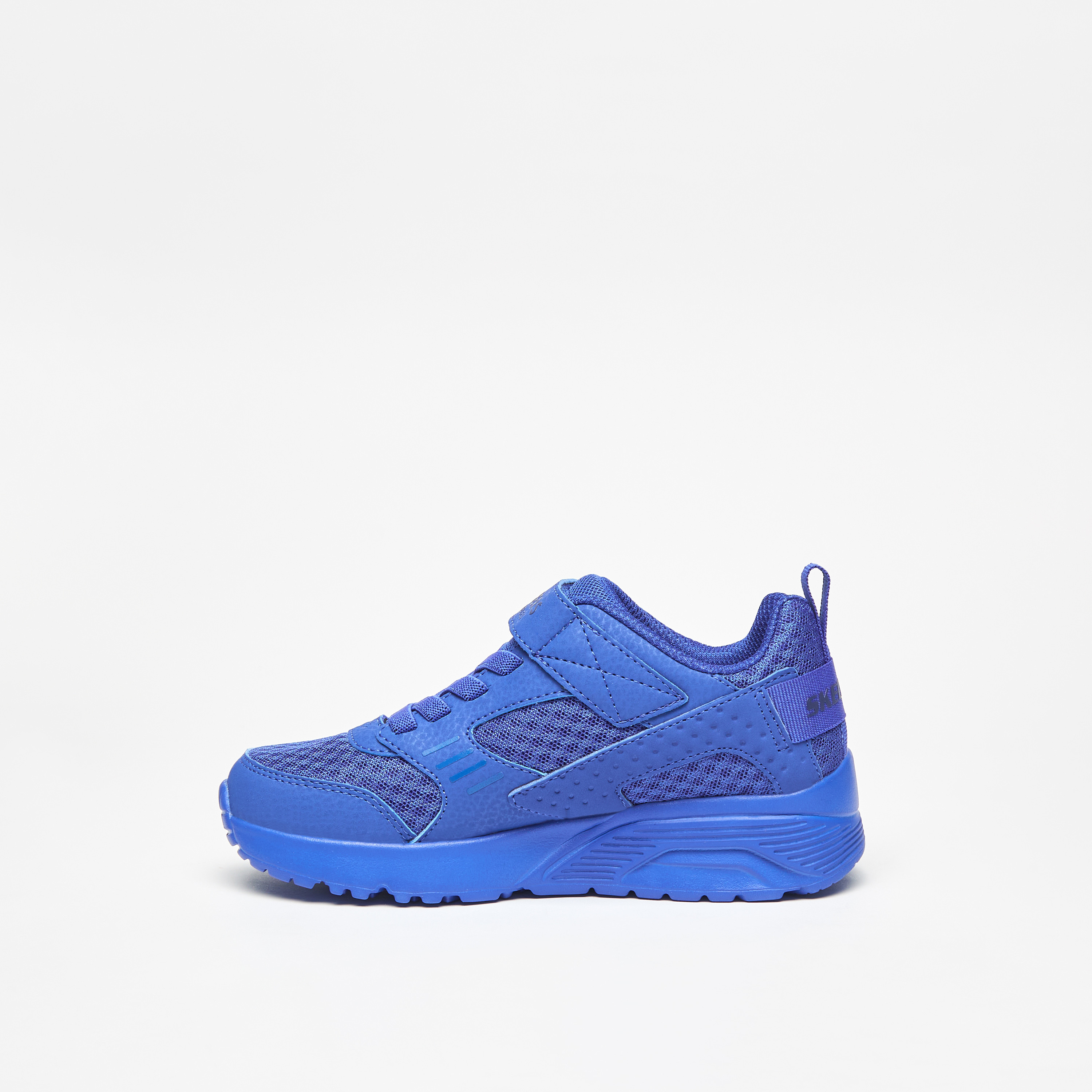 Skechers Uno Lite Boys Memory Foam Low Ankle Sneakers 403696L-BLU | OE-boys-shoes-sneakers-image-3