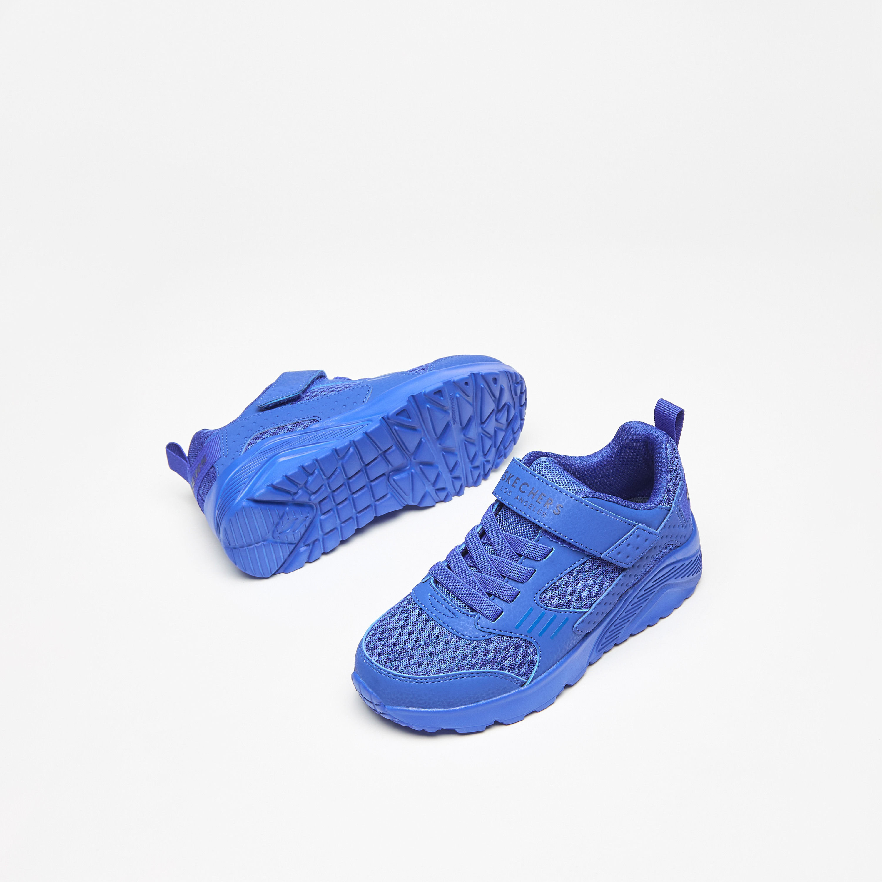 Skechers Uno Lite Boys Memory Foam Low Ankle Sneakers 403696L-BLU | OE-boys-shoes-sneakers-image-6