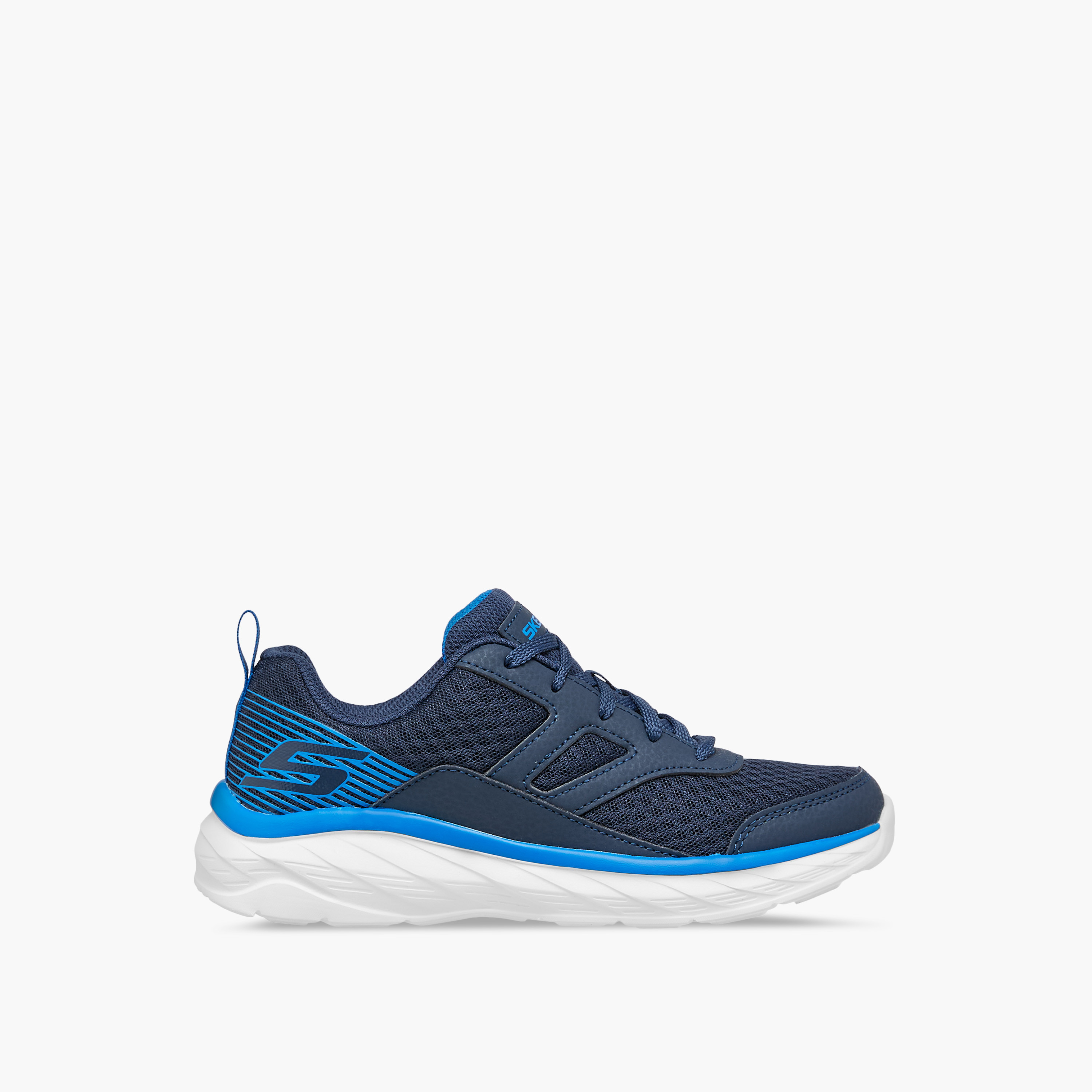 Skechers Boys Panelled Lace-Up Sneakers - Boundless 403719L-sports-boys-shoes-image-3