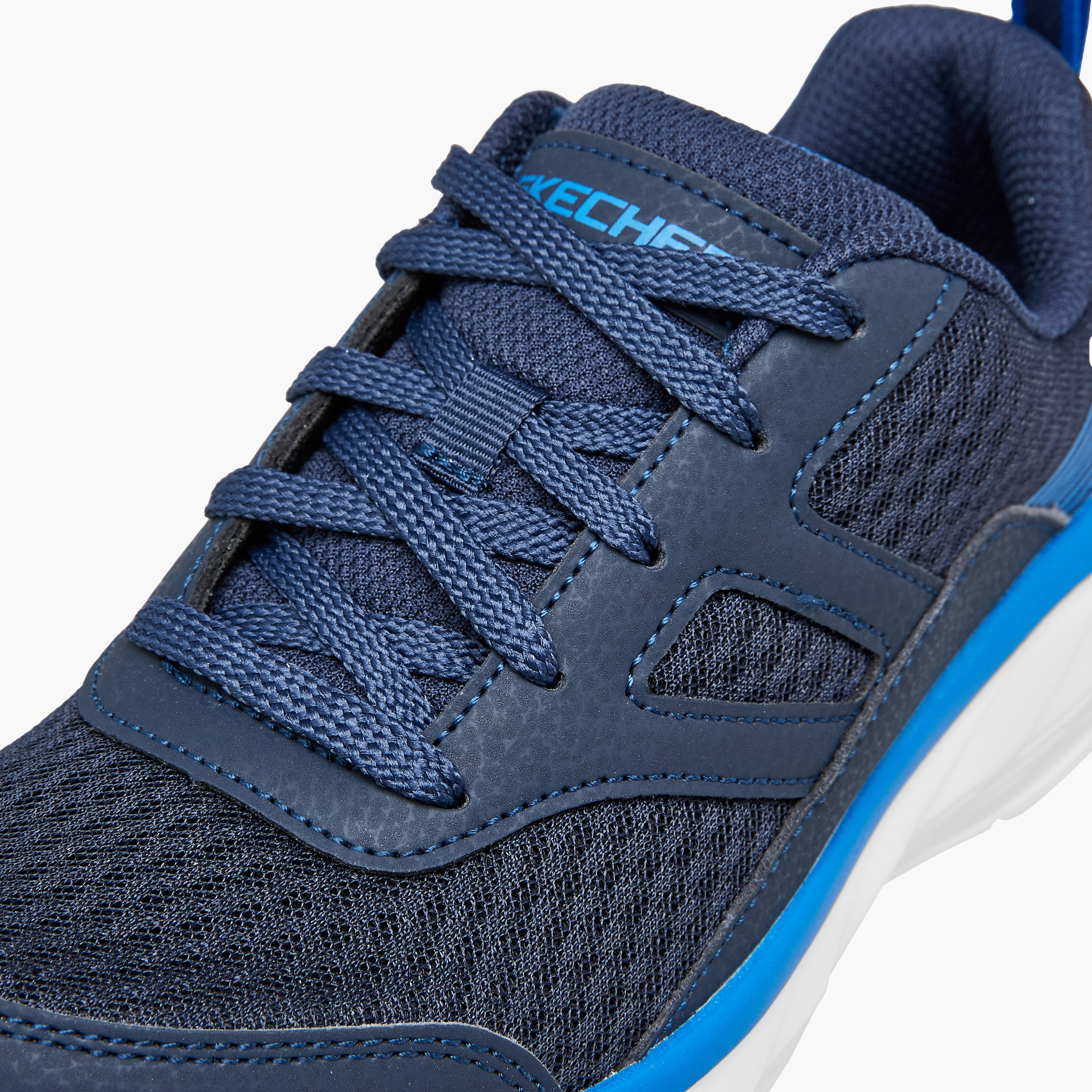 Skechers Boys Panelled Lace-Up Sneakers - Boundless 403719L-sports-boys-shoes-image-4