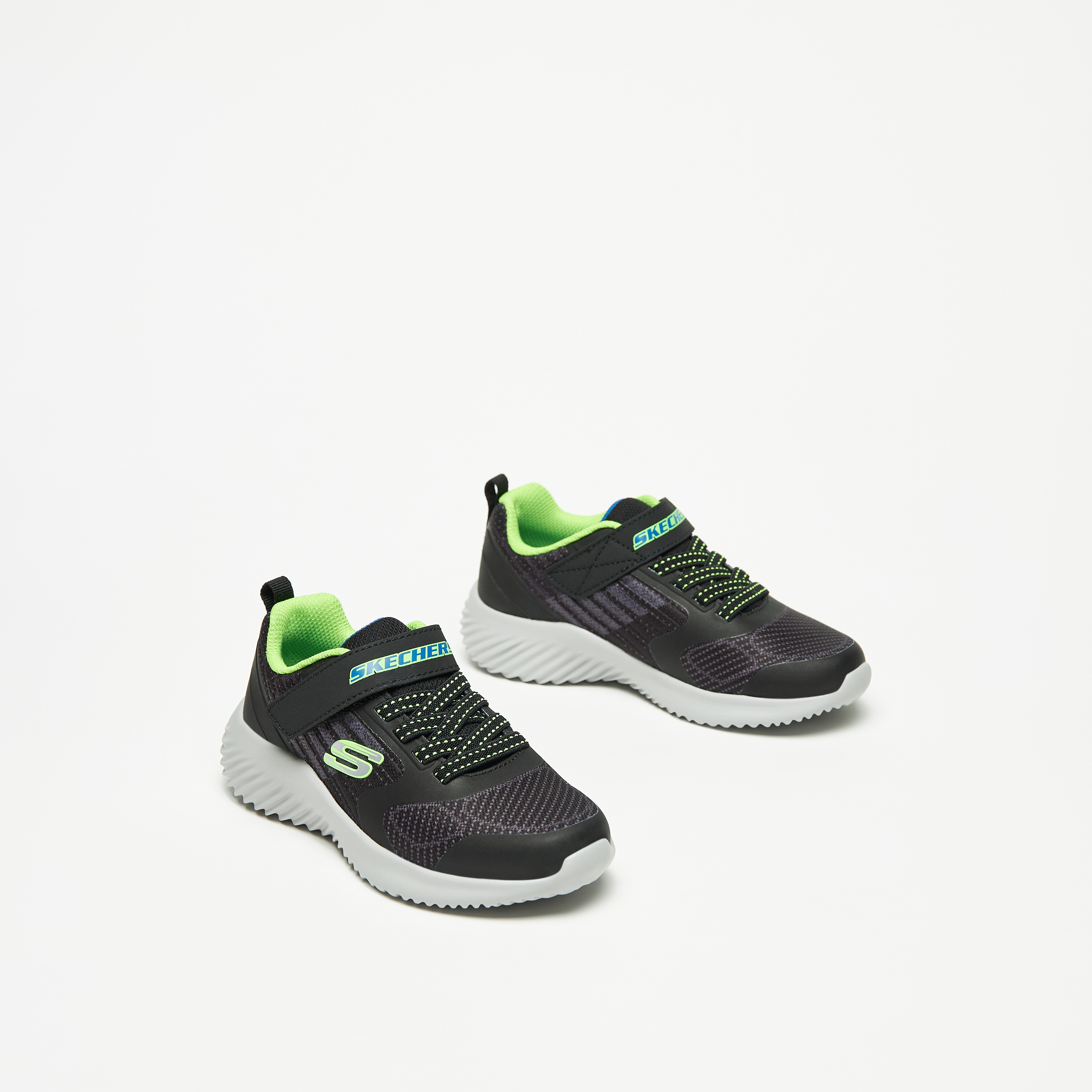 Skechers Bounder Boys Memory Foam Walking Shoes 403732L-BBLM | OE-boys-shoes-sneakers-image-1