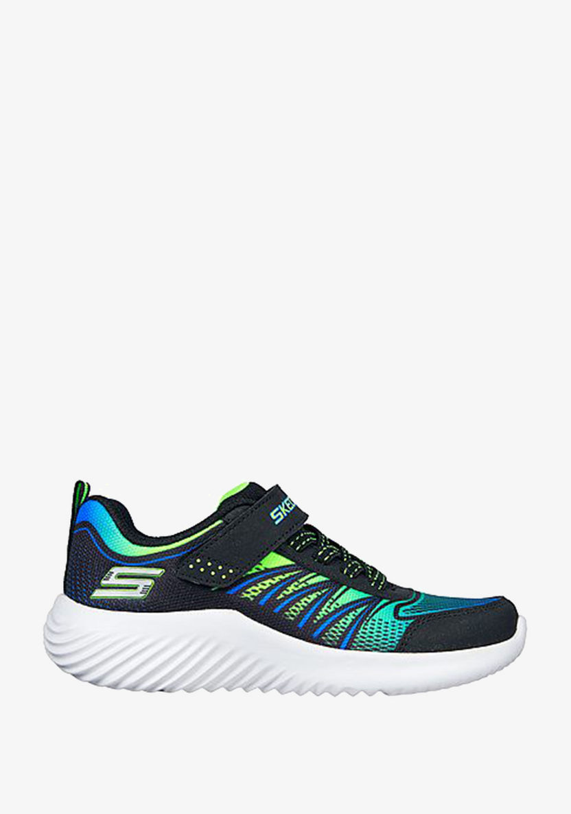 Skechers Boys' Textured Trainers with Hook and Loop Closure - BOUNDER-Boy%27s Sports Shoes-image-1
