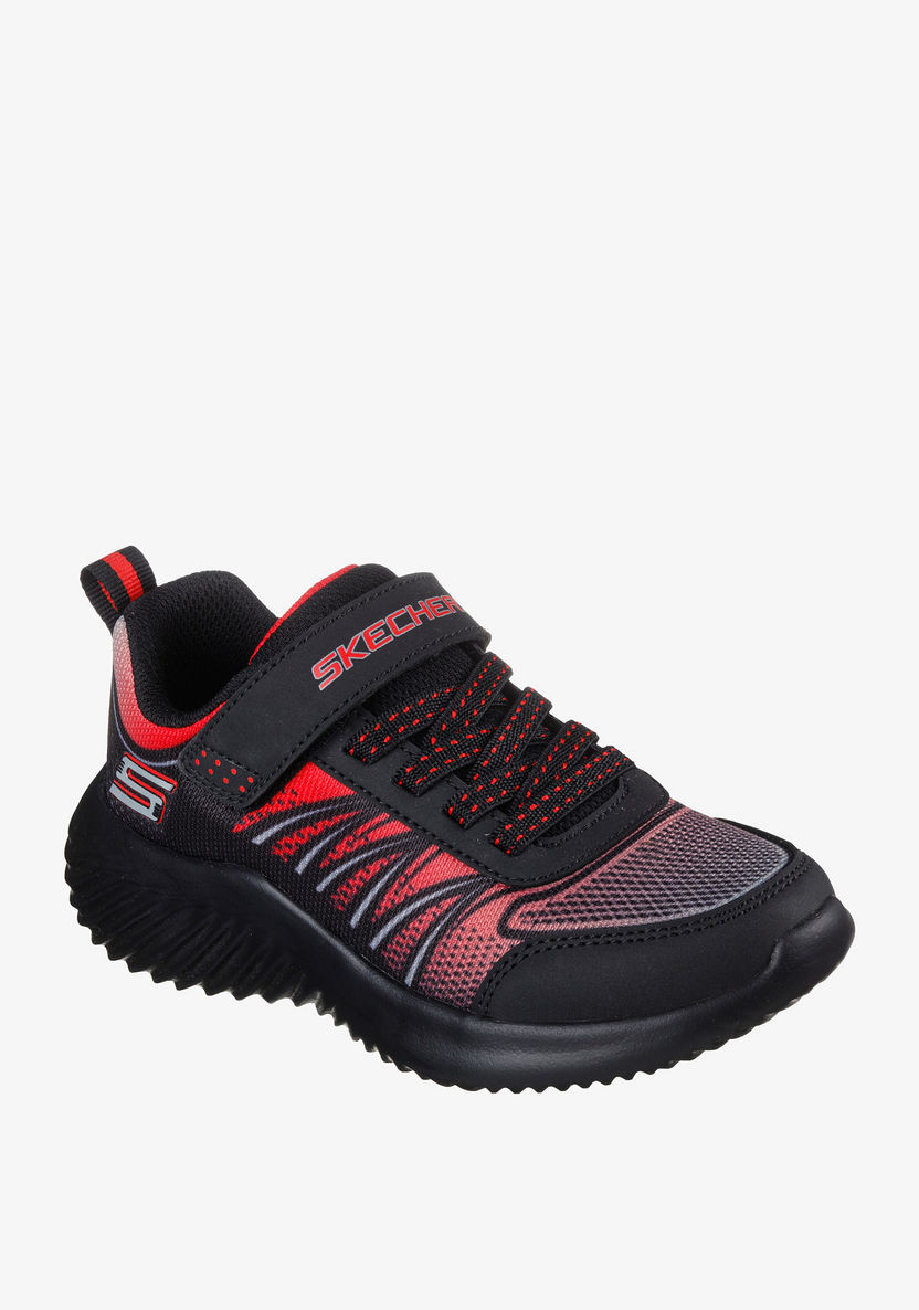 Skechers Boys' Printed Sports Shoes with Hook and Loop Closure - BOUNDER-Boy%27s Sports Shoes-image-0