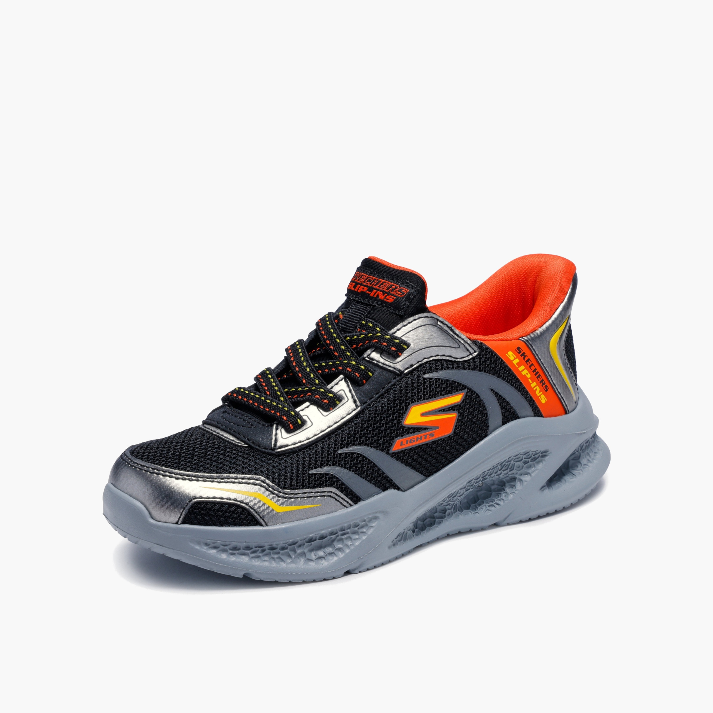 Skechers Boys SKECHERS METEOR-LIGHTS Lace-up Sports Shoes-boys-shoes-sneakers-image-3
