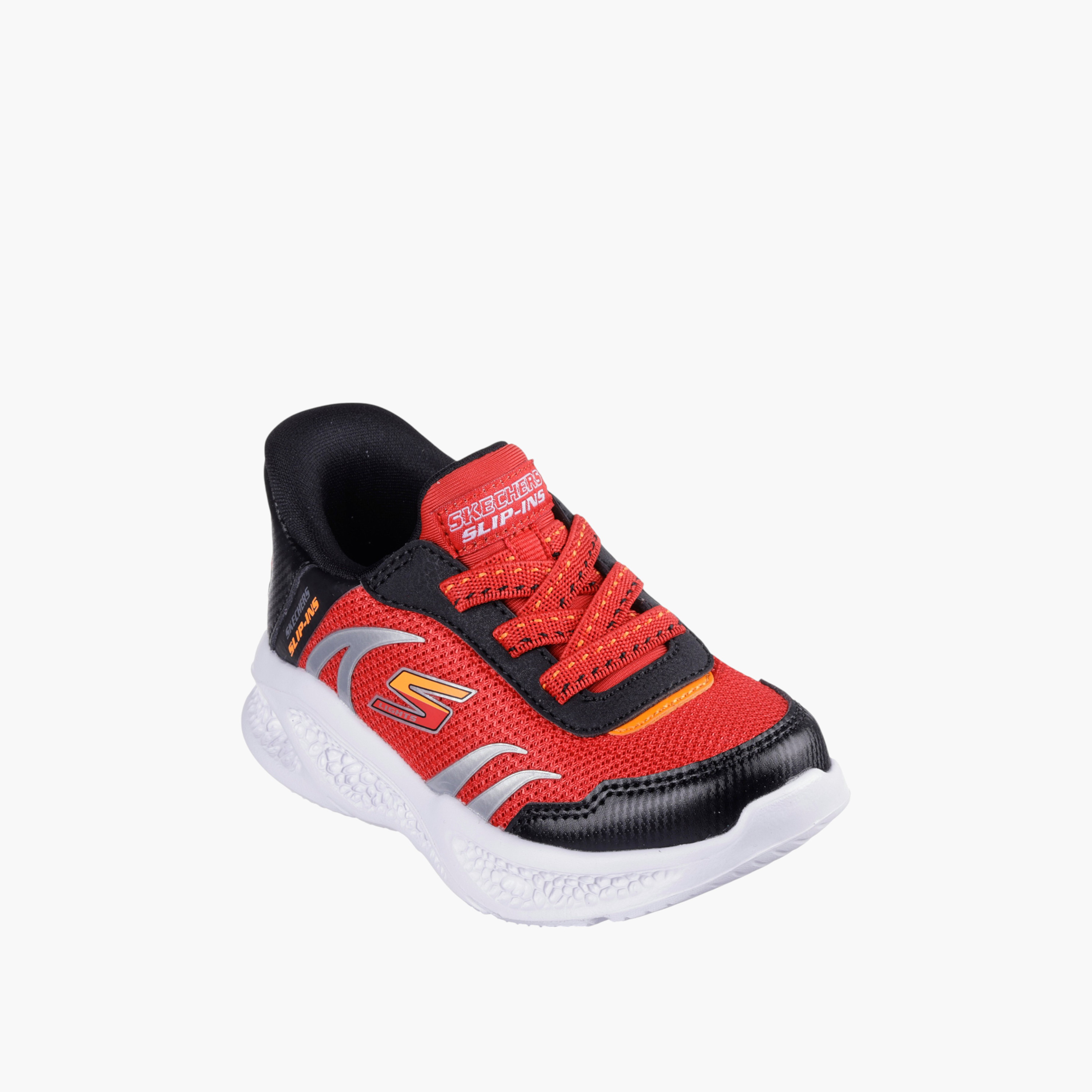 حذاء سنيكرز سكتشرز ميتيورلايتس للأولاد من سكتشرز - 403848N-RDBK-sports-boys-shoes-image-1