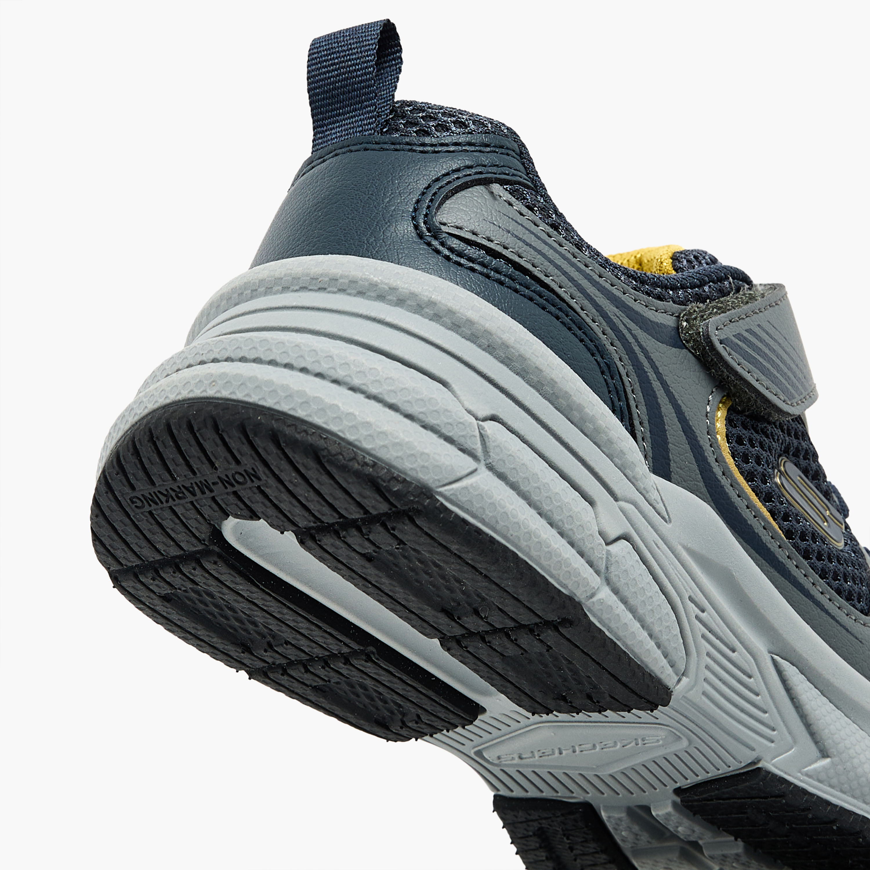 Skechers Boys Retro Graph Hook & Loop Cushioned Sole Running Shoes-boys-shoes-sneakers-image-5
