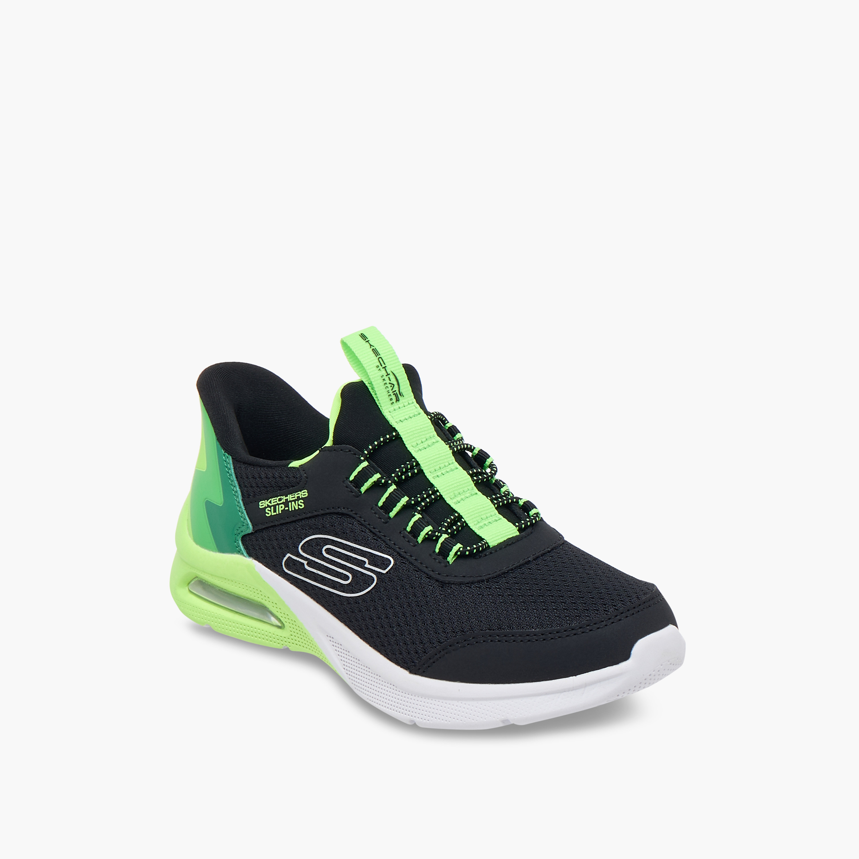  سكيتشرز - حذاء رياضي مكروسبيك ماكس - دانتيل بنجي - للأولاد 403890L | OE-boys-shoes-sneakers-image-12