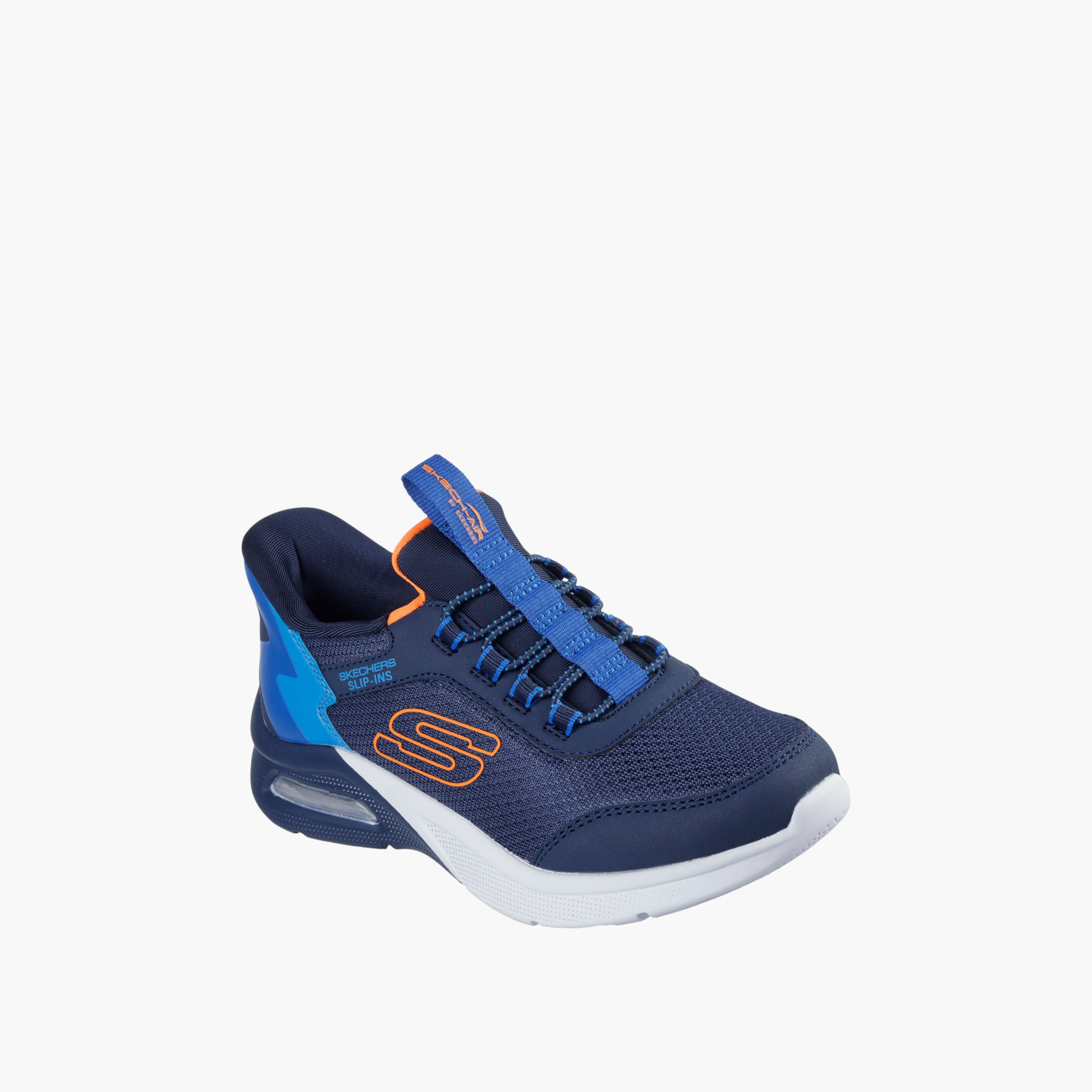 Skechers Boys' MICROSPEC MAX Slip-On Sneakers - 403890L-NVBL-boys-shoes-sneakers-image-1