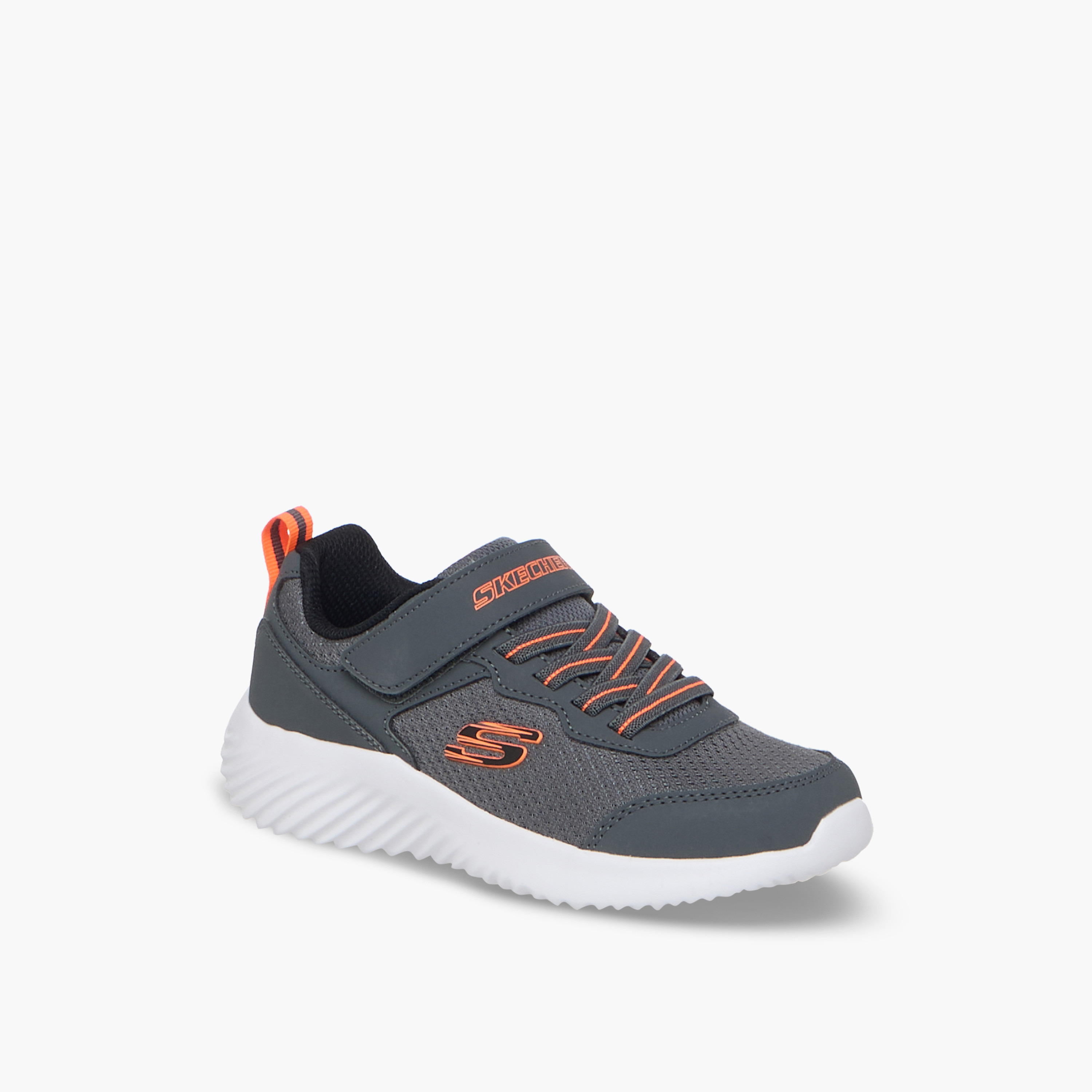 Skechers Boys Bounder Hook & Loop Cushioned Sole Running Shoes-boys-shoes-sneakers-image-2