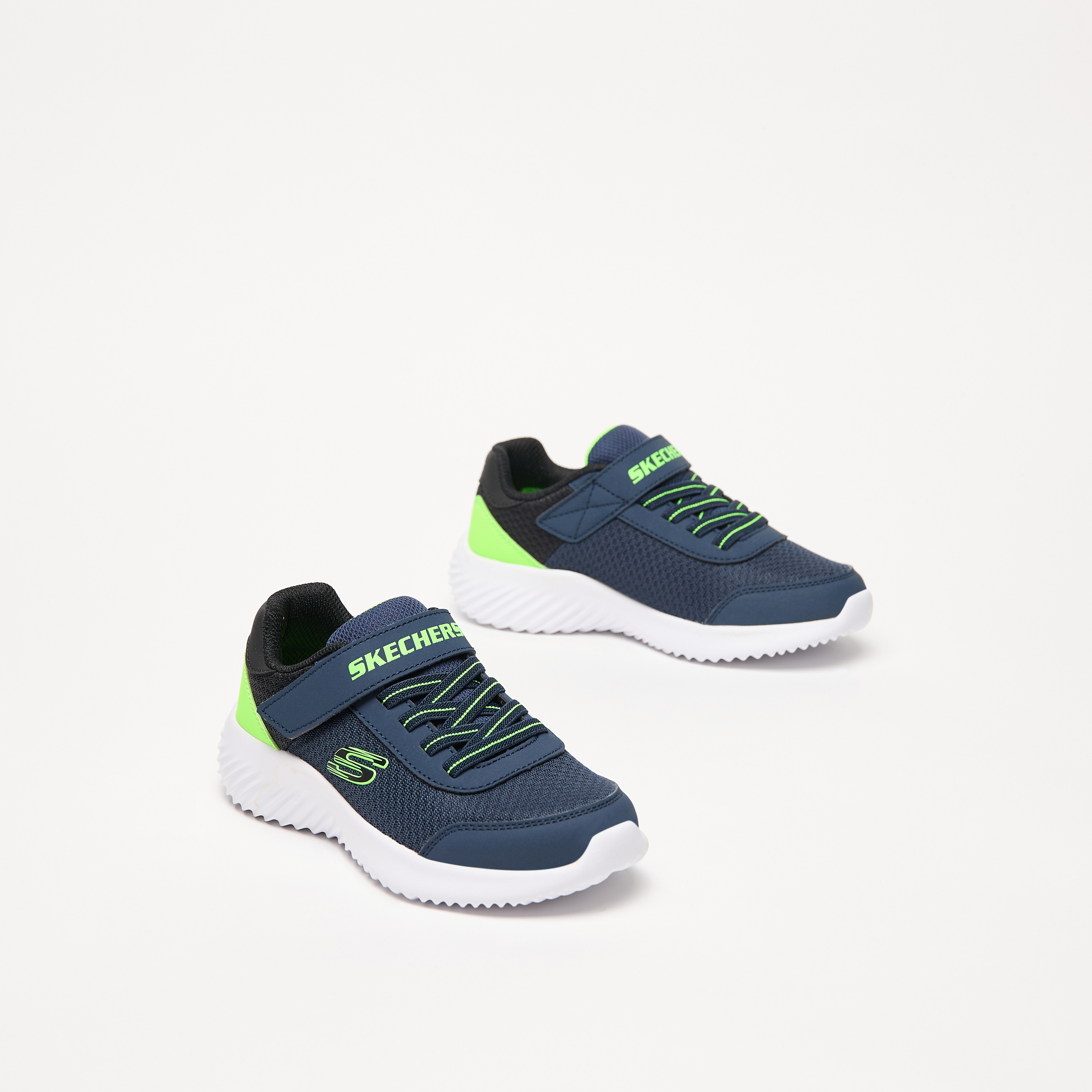 Skechers Boys Bounder Hook & Loop Sneakers 403908L | OE-boys-shoes-sneakers-image-1