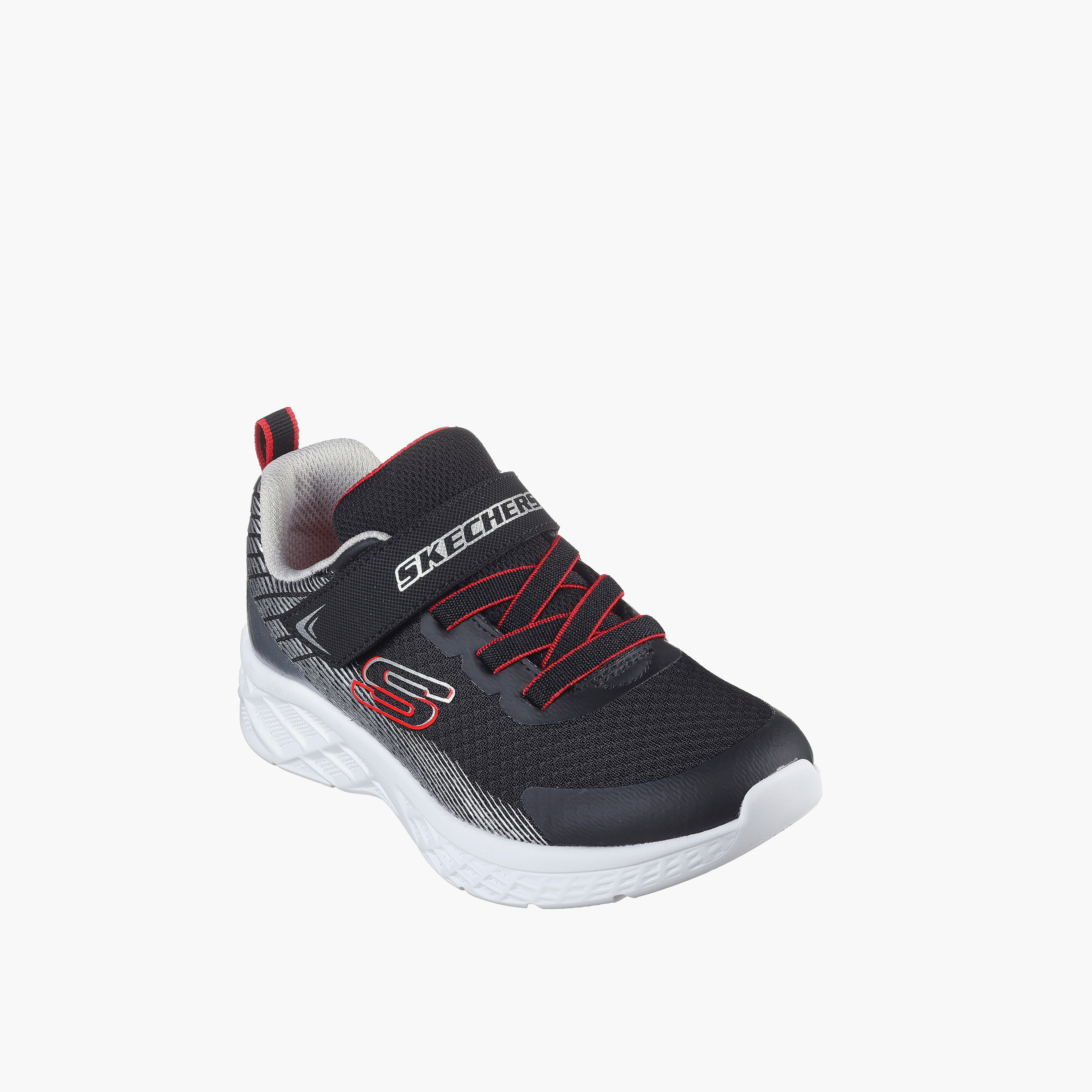 Skechers Kids  Microspec II Hook & Loop Running Shoes 403924L | OE-girls-shoes-sports-image-1