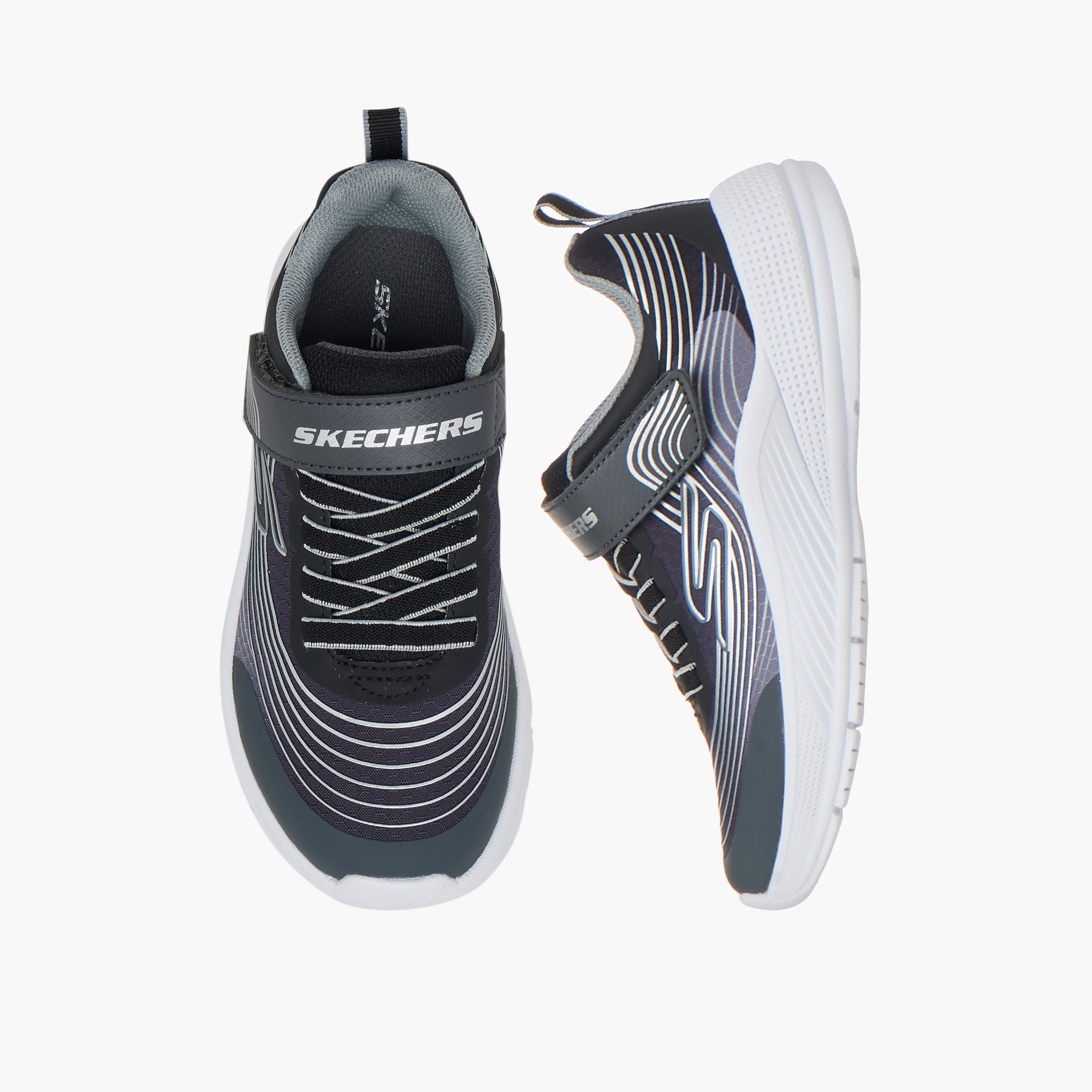 Skechers Boys Microspec Advance Hook & Loop Sneakers 403926L | OE-boys-shoes-sneakers-image-27