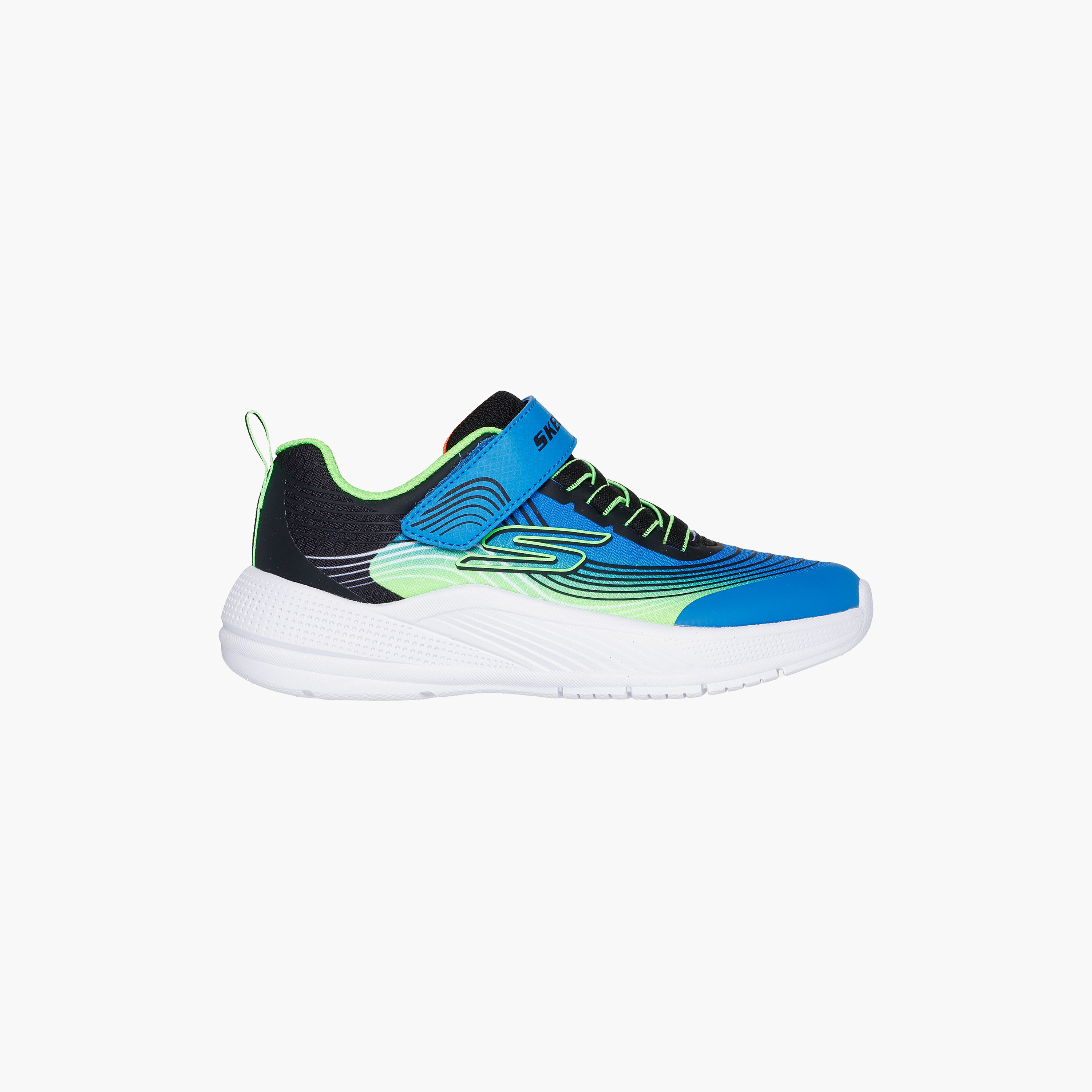 Skechers Boys Microspec Advance Hook & Loop Sneakers 403926L | OE-boys-shoes-sneakers-image-2