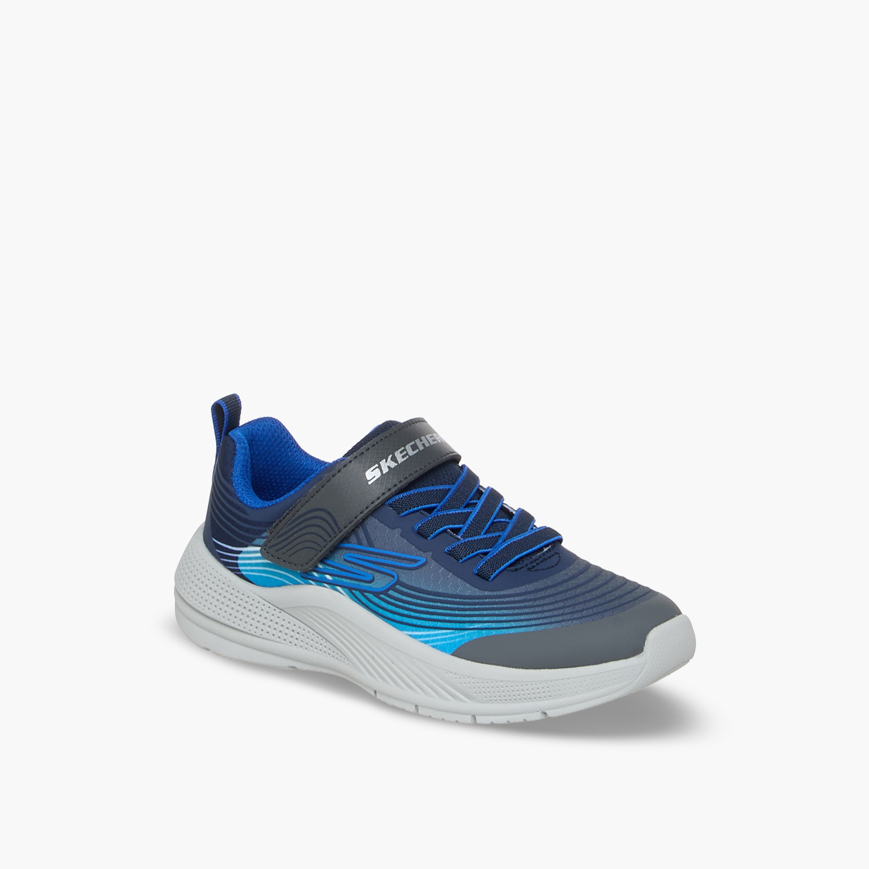 Skechers Boys Microspec Advance Hook & Loop Sneakers 403926L | OE-boys-shoes-sneakers-image-33