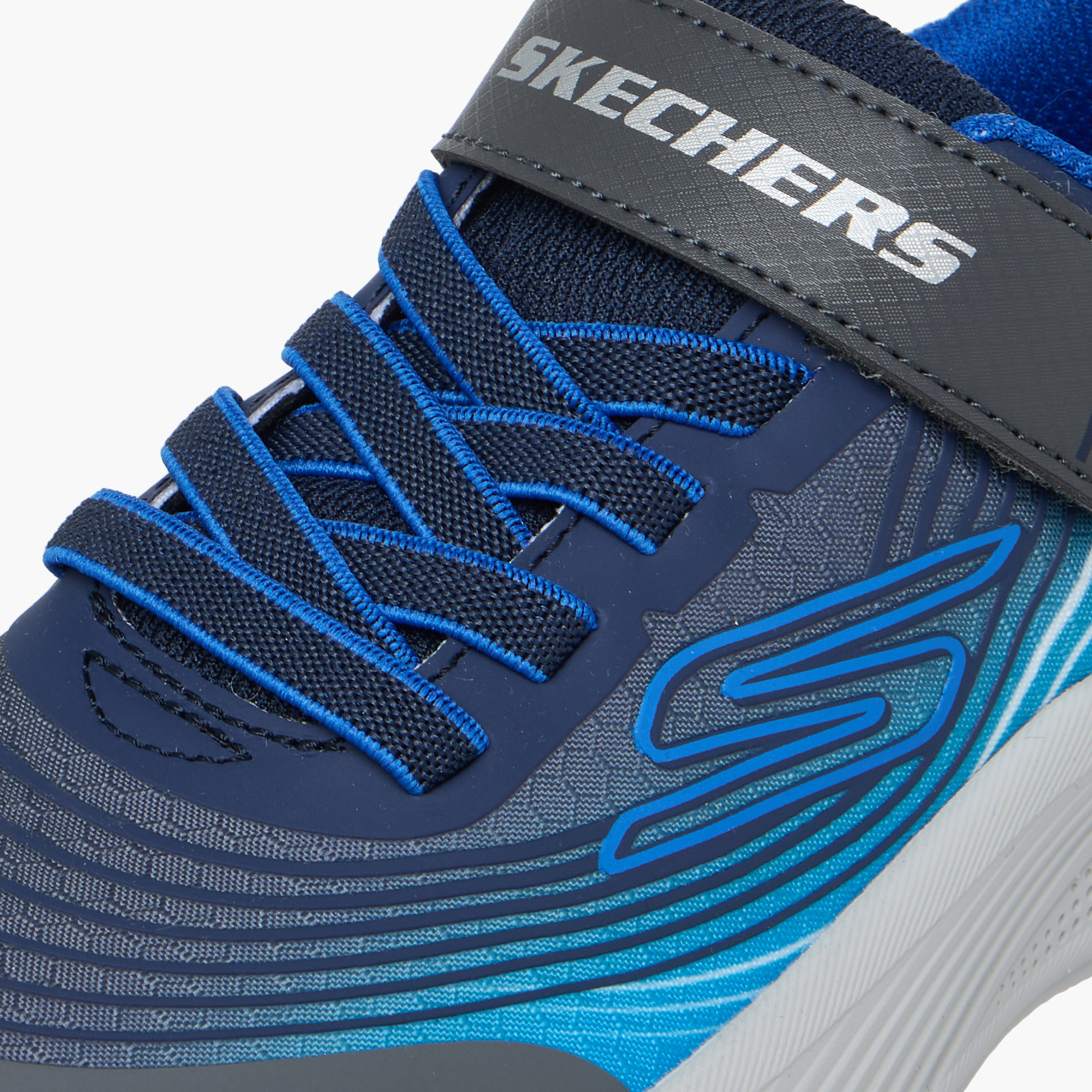 Skechers Boys Microspec Advance Hook & Loop Sneakers 403926L | OE-boys-shoes-sneakers-image-35