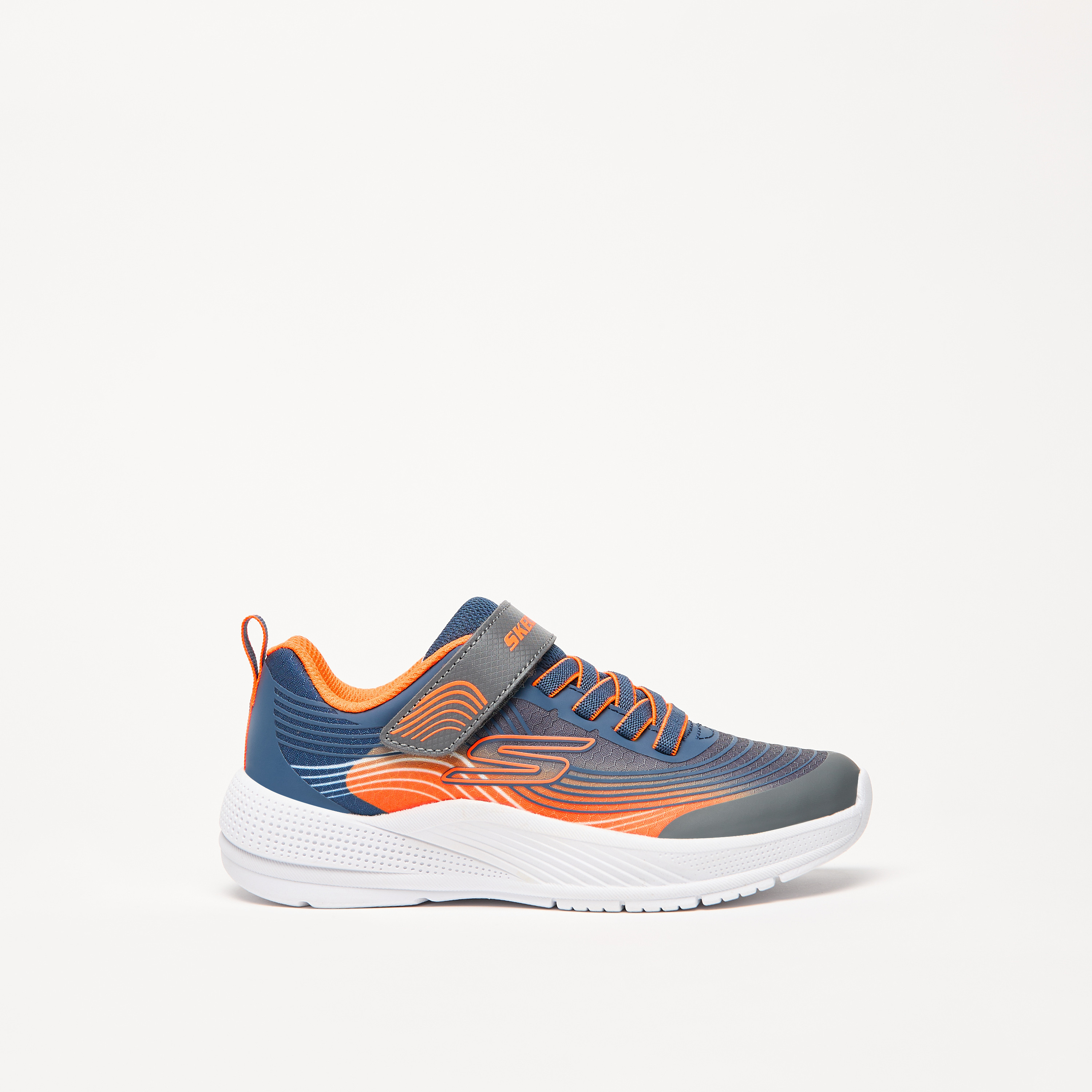 Skechers Boys Microspec Advance Hook & Loop Sneakers 403926L | OE-boys-shoes-sneakers-image-9