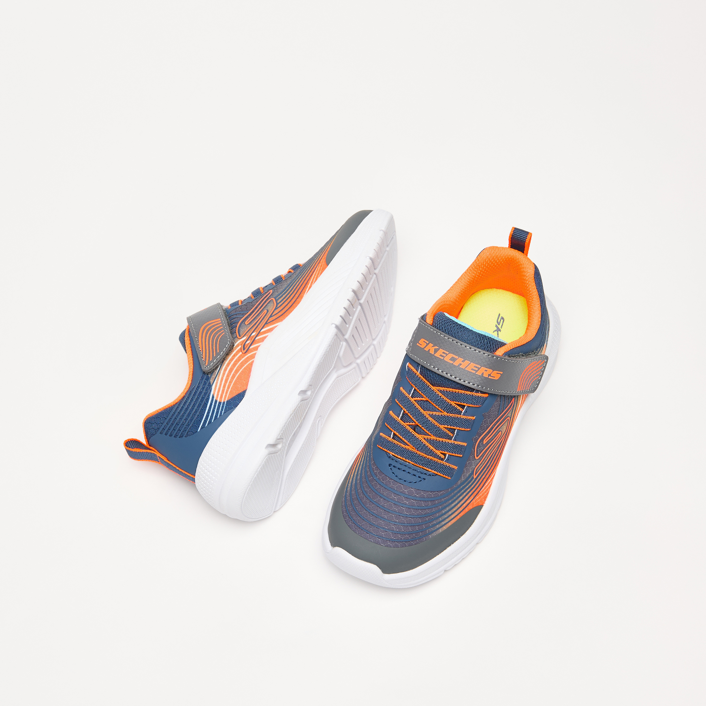 Skechers Boys Microspec Advance Hook & Loop Sneakers 403926L | OE-boys-shoes-sneakers-image-11
