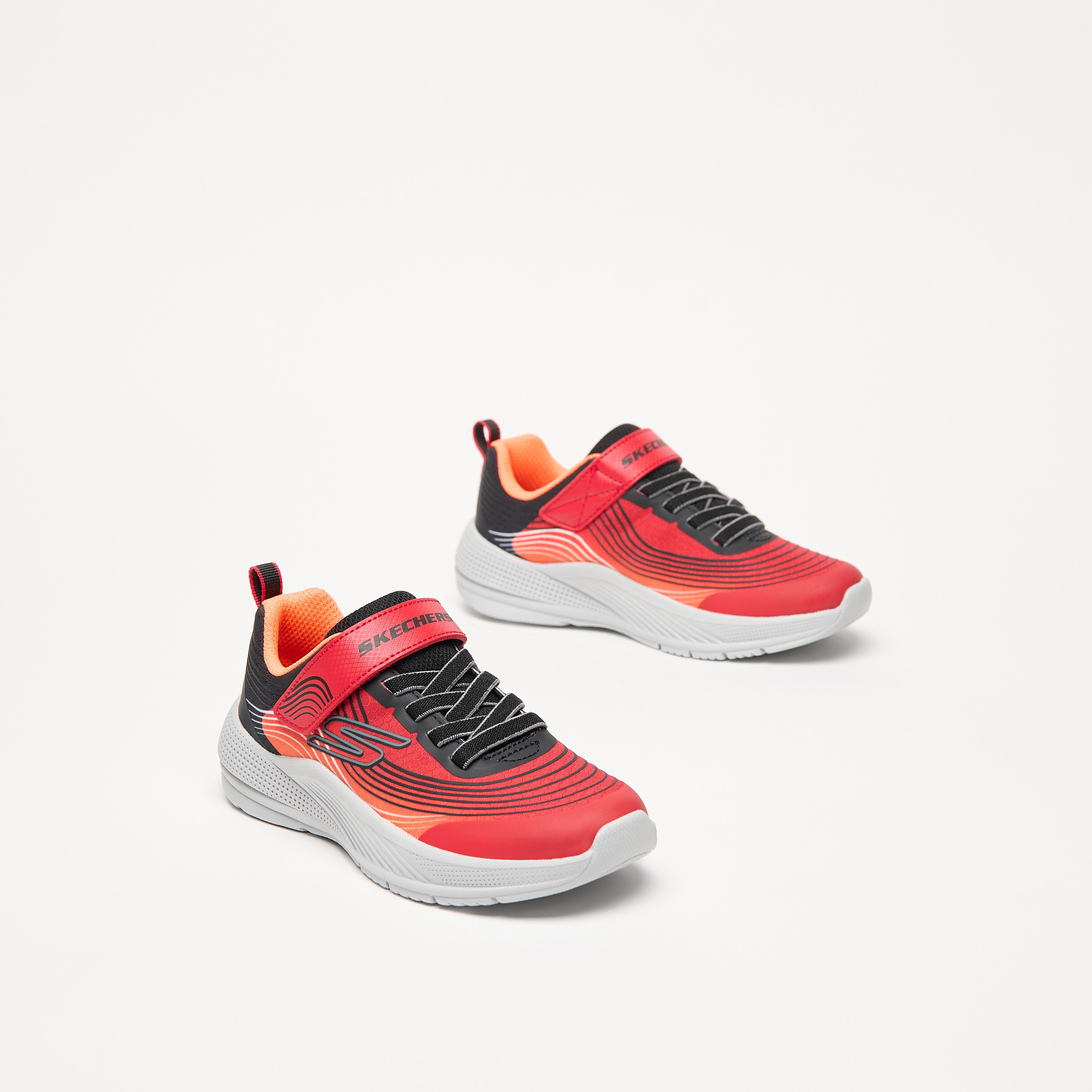 Skechers Boys Microspec Advance Hook & Loop Sneakers 403926L | OE-boys-shoes-sneakers-image-14