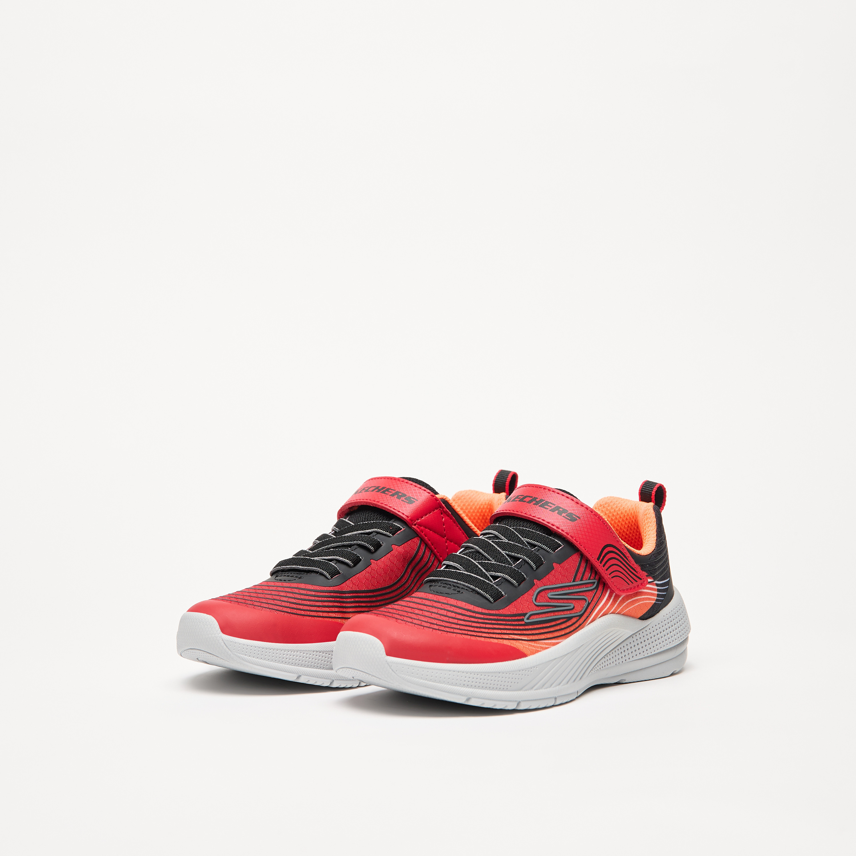 Skechers Boys Microspec Advance Hook & Loop Sneakers 403926L | OE-boys-shoes-sneakers-image-15