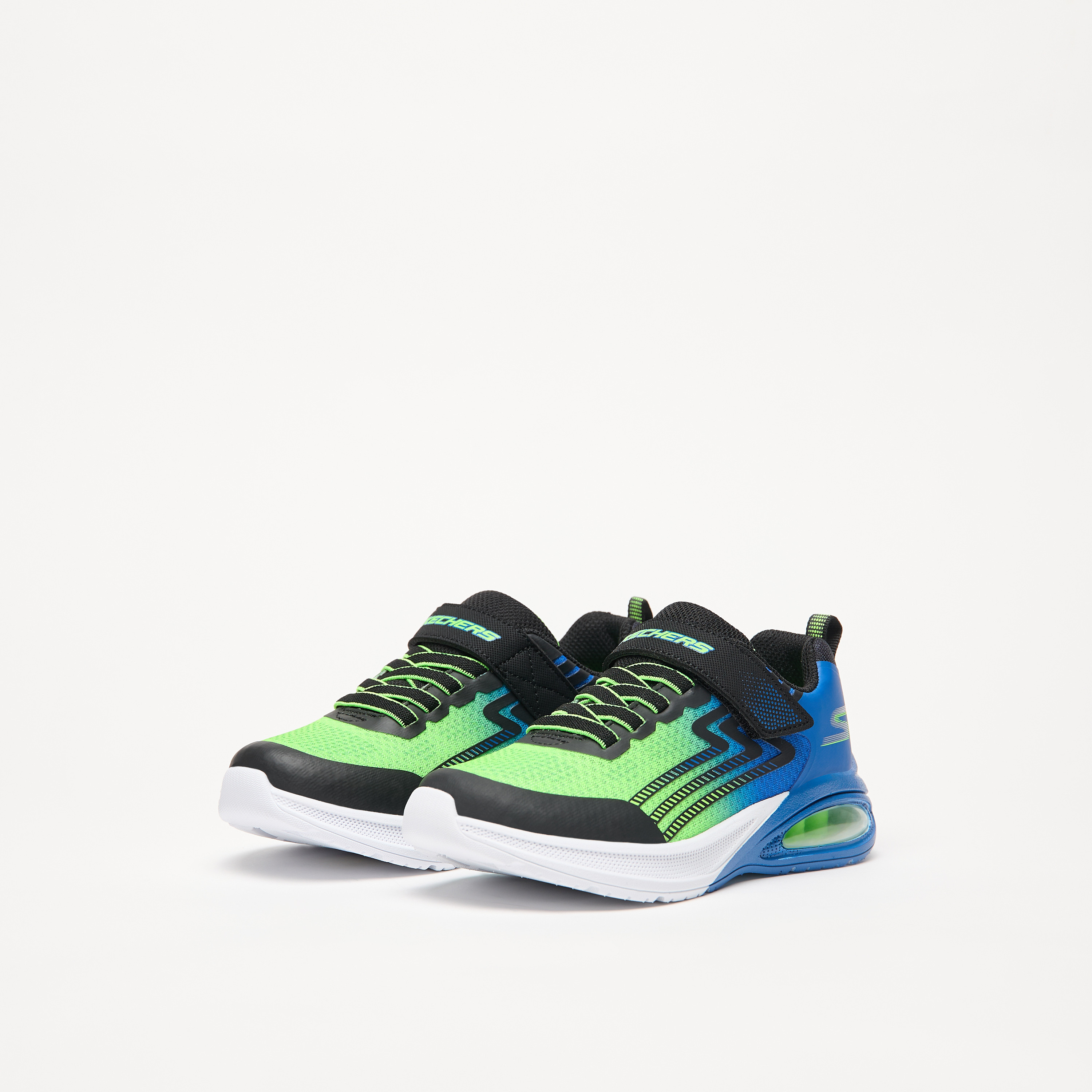 Skechers Boys Microspec Max Advance Hook & Loop Sneakers 403934L | OE-boys-shoes-sneakers-image-2