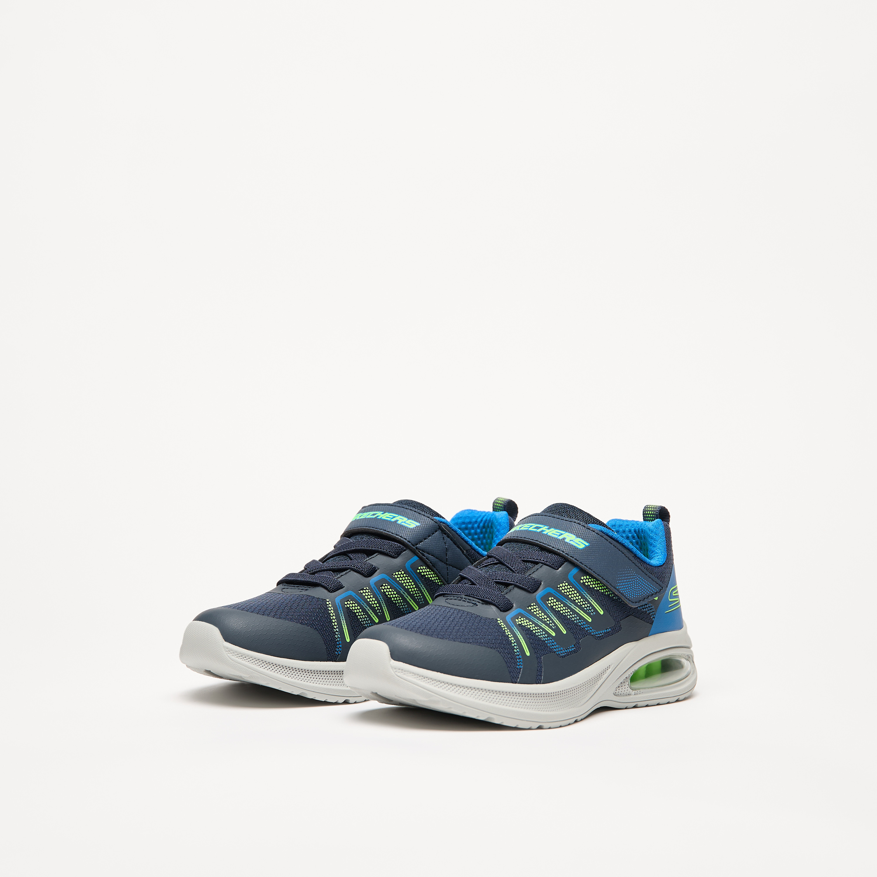 Skechers Boys Microspec Max Advance Hook & Loop Sneakers 403936L | OE-boys-shoes-sneakers-image-2