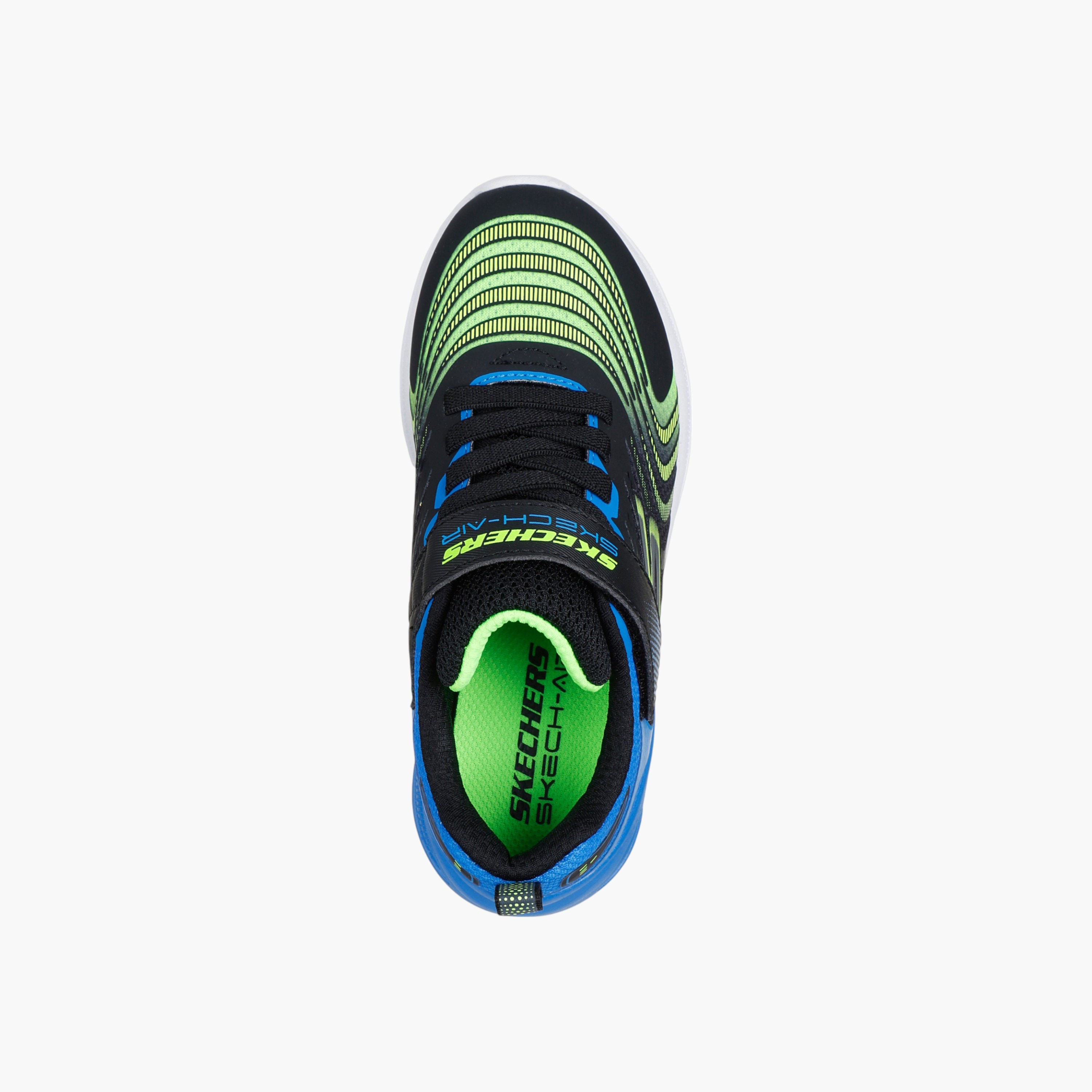 Skechers Boys' MICROSPEC MAX ADVANCE Sneakers with Hook and Loop Closure - 403938L-BBLM-boys-shoes-sneakers-image-3