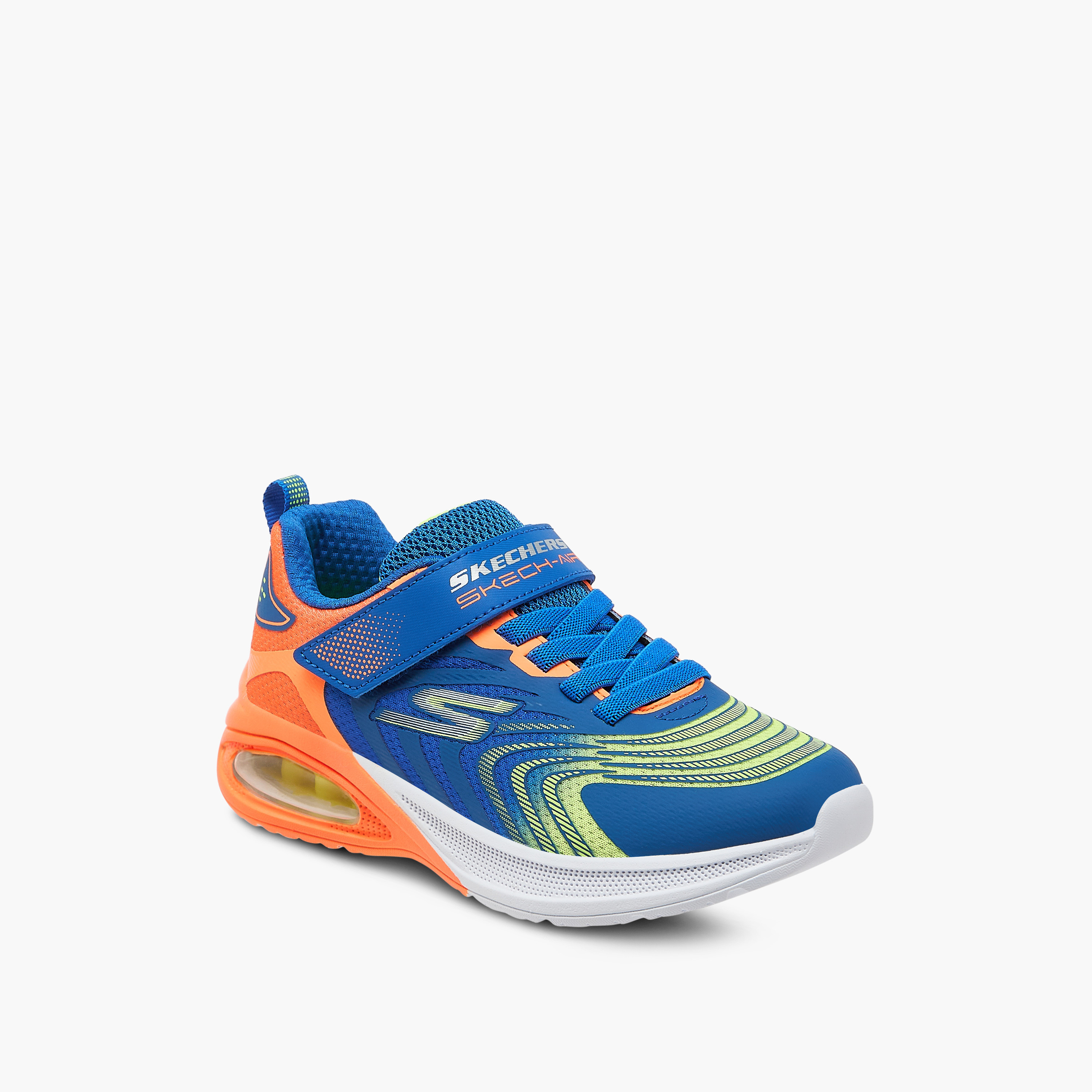 Skechers Boys MICROSPEC MAX ADVANCE Hook & Loop Sneakers 403938L | OE-boys-shoes-sneakers-image-2