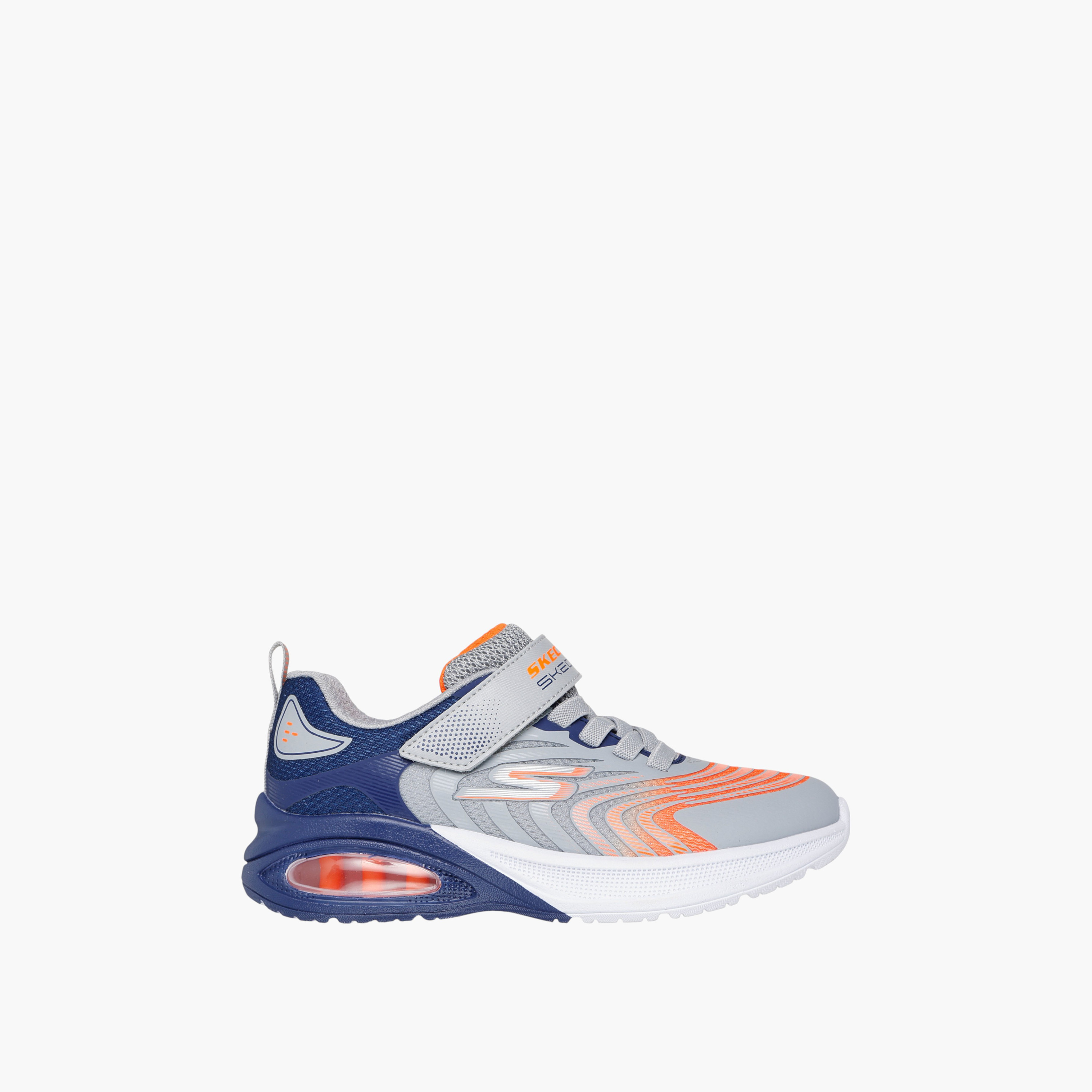 Skechers Boys' MICROSPEC MAX ADVANCE Sneakers with Hook and Loop Closure - 403938L-GYNV-boys-shoes-sneakers-image-2