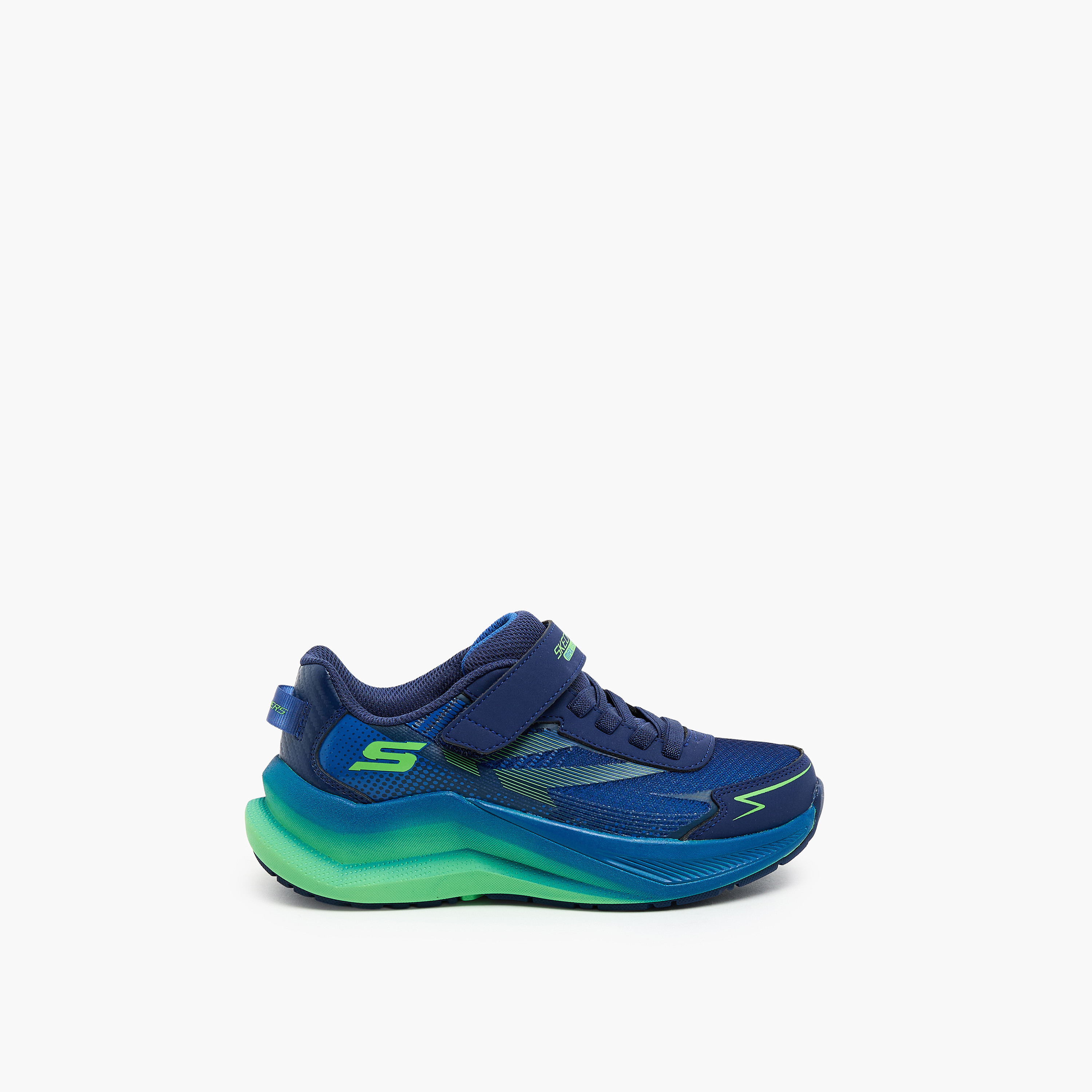 سكيتشرز- حذاء جري للأولاد  أسندر بإبزيم وخطاف ذو التوسيد الأقصى 404022L | OE-sports-boys-shoes-image-3