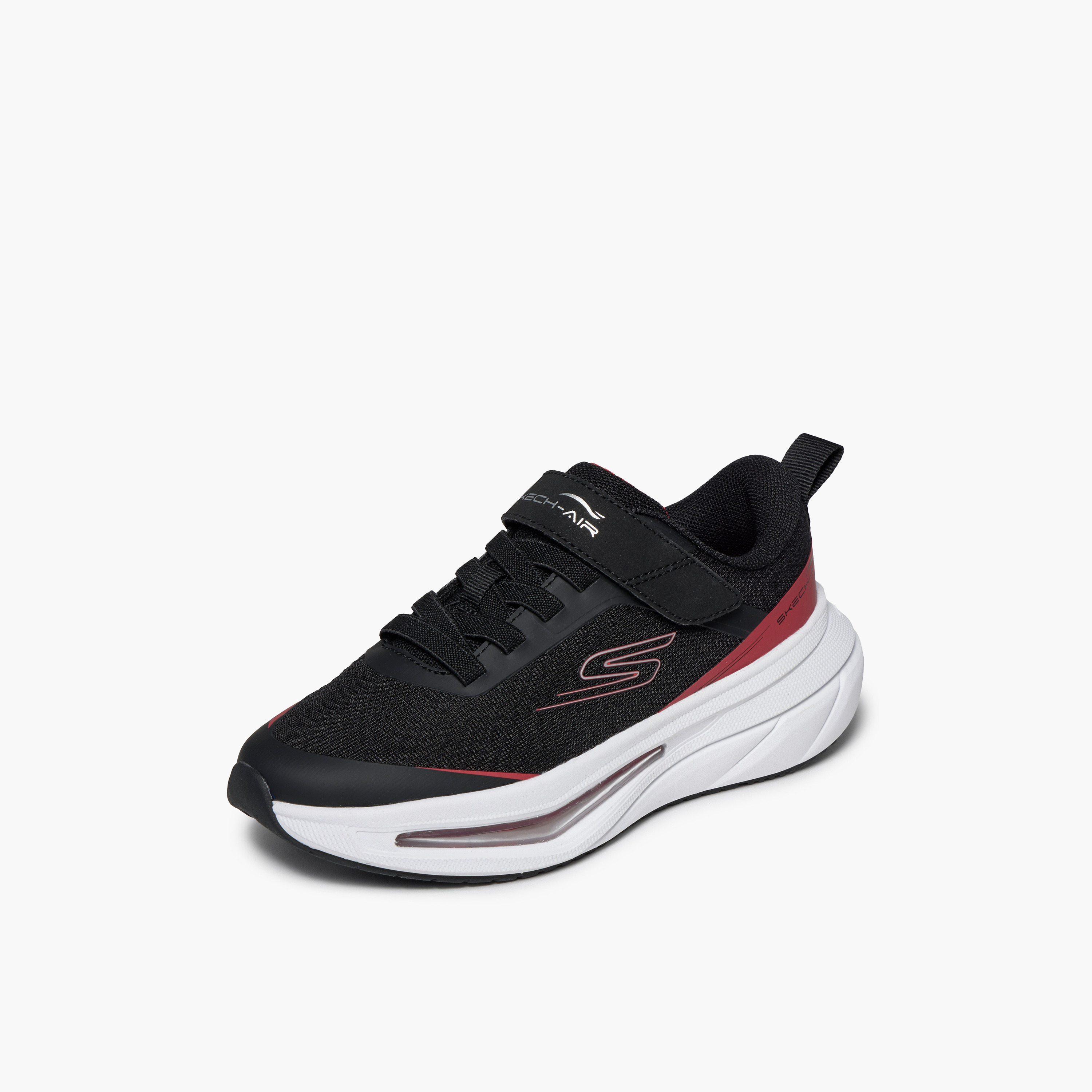 Skechers Boys SKECH-AIR FLIGHT Hook & Loop Sneakers - 404095L-BKRD-CP-boys-shoes-sneakers-image-4