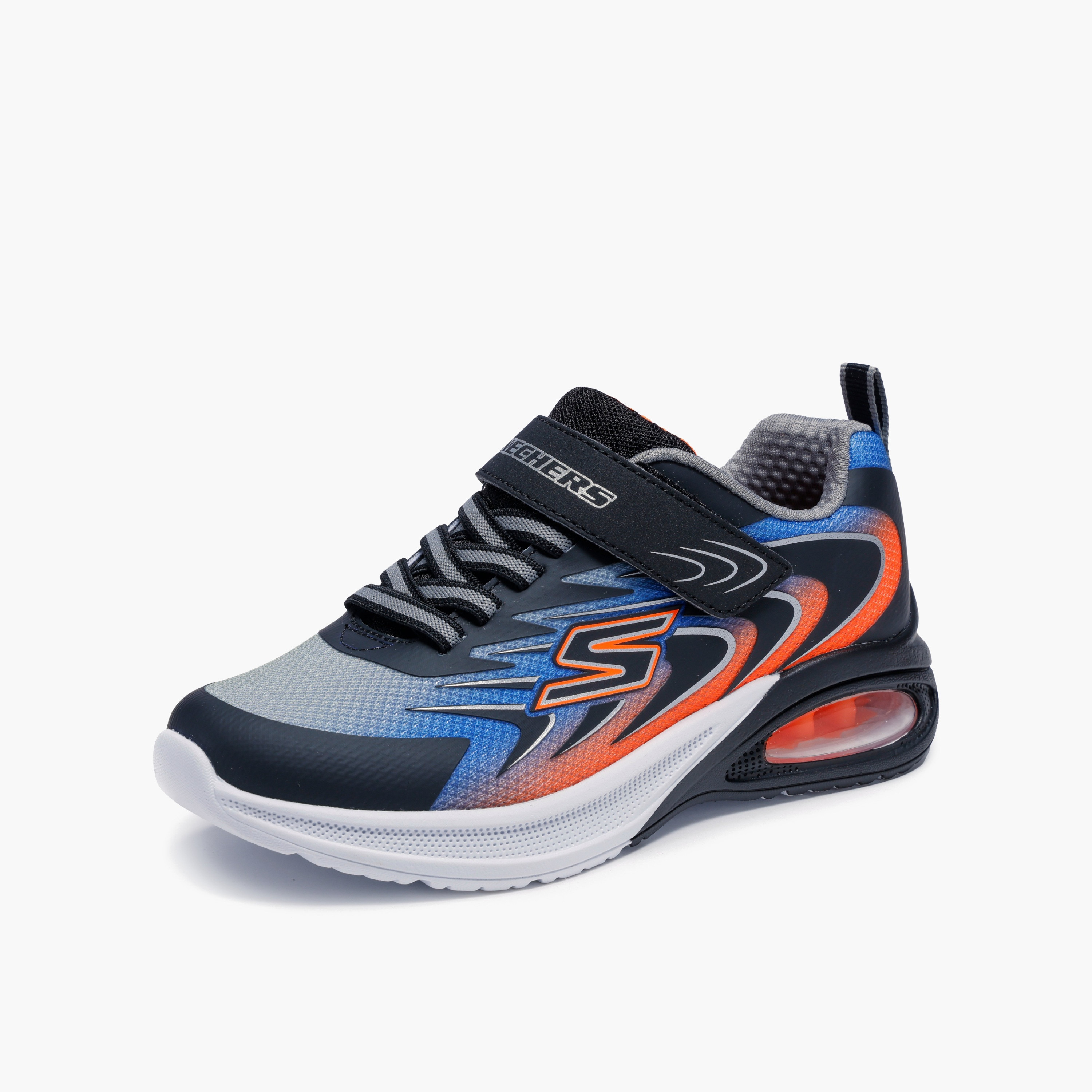 Skechers Boys Microspec Max Advance Colourblock Hook & Loop Sports Shoes-boys-shoes-sneakers-image-3