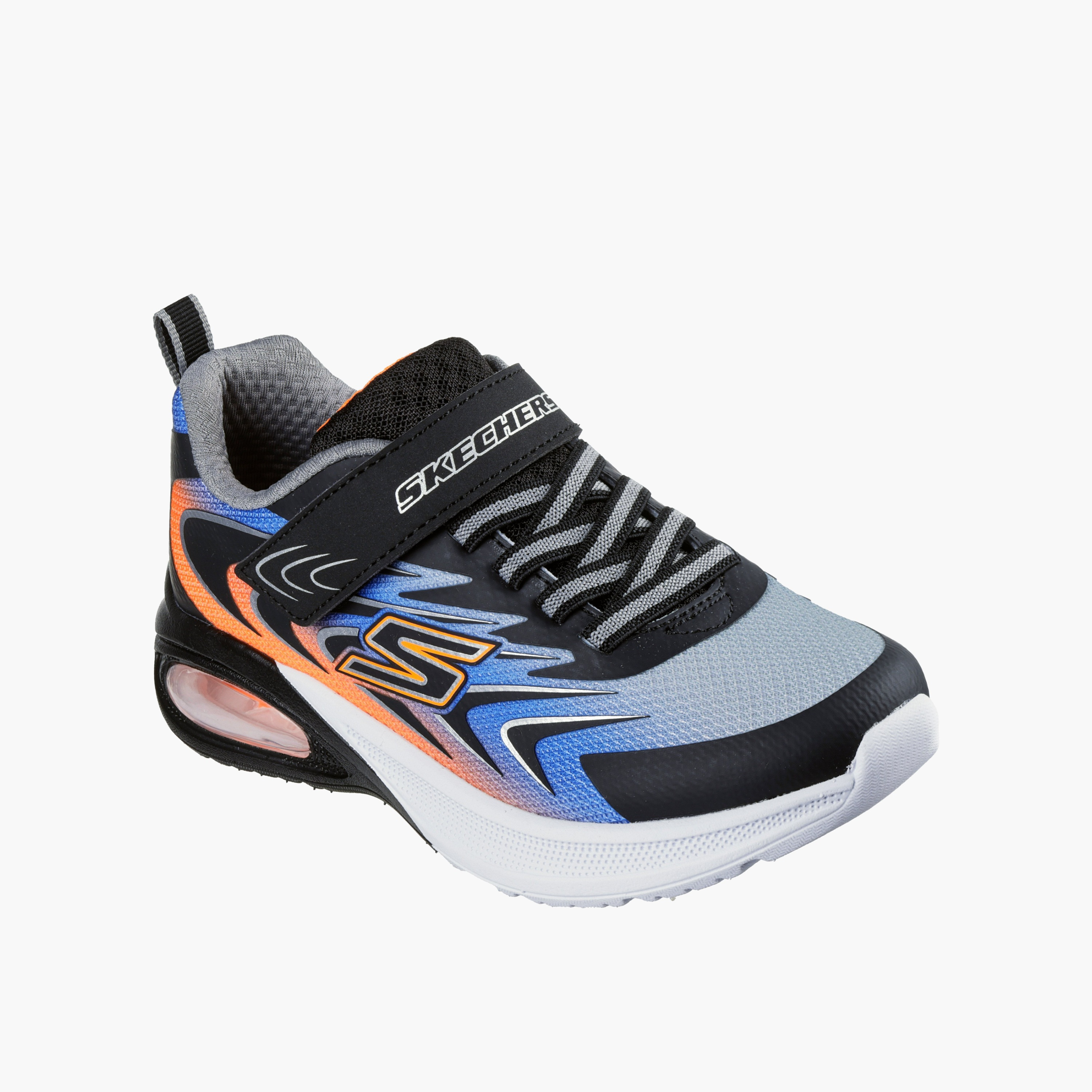 Skechers Boys Microspec Max Advance Colourblock Hook & Loop Sports Shoes-boys-shoes-sneakers-image-5