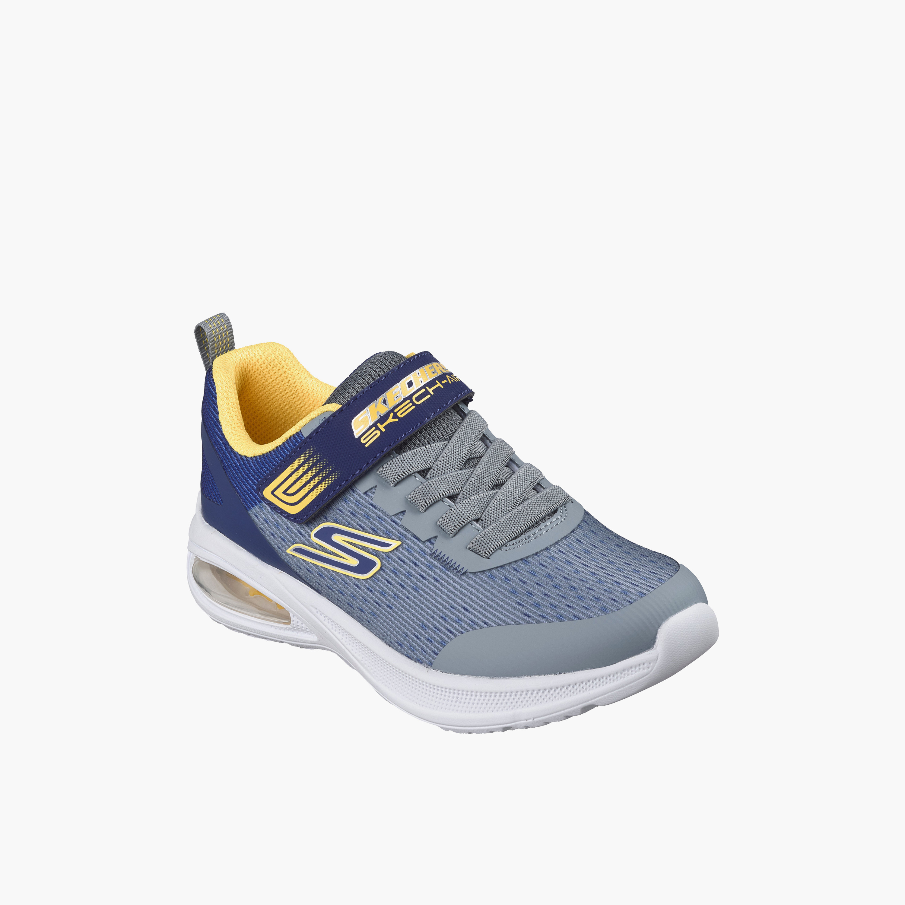 Skechers Boys Microspec Max Advance Hook & Loop Sneakers-boys-shoes-sneakers-image-1