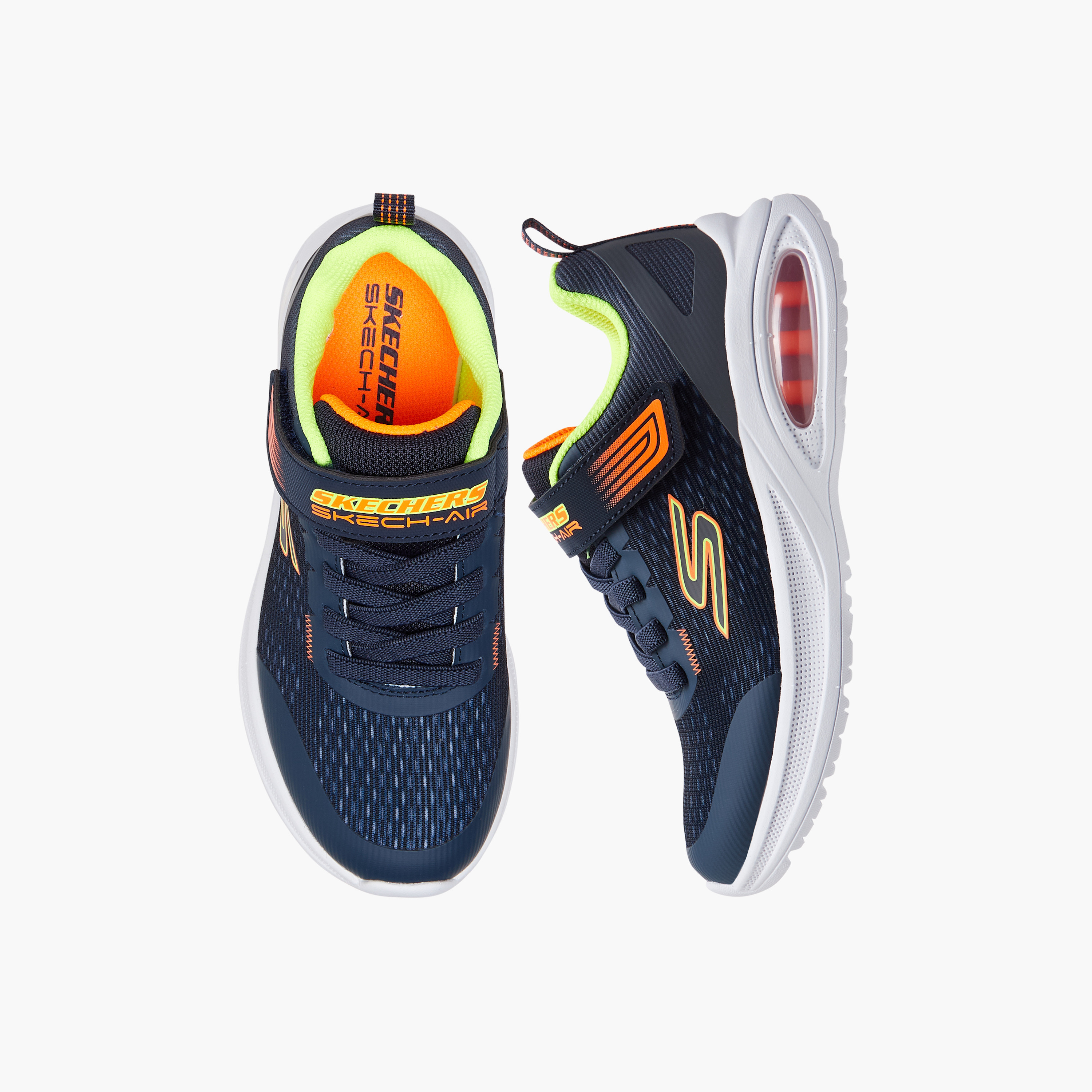Skechers Boys Microspec Max Advance Hook & Loop Running Shoes 404105L | OE-boys-shoes-sneakers-image-1