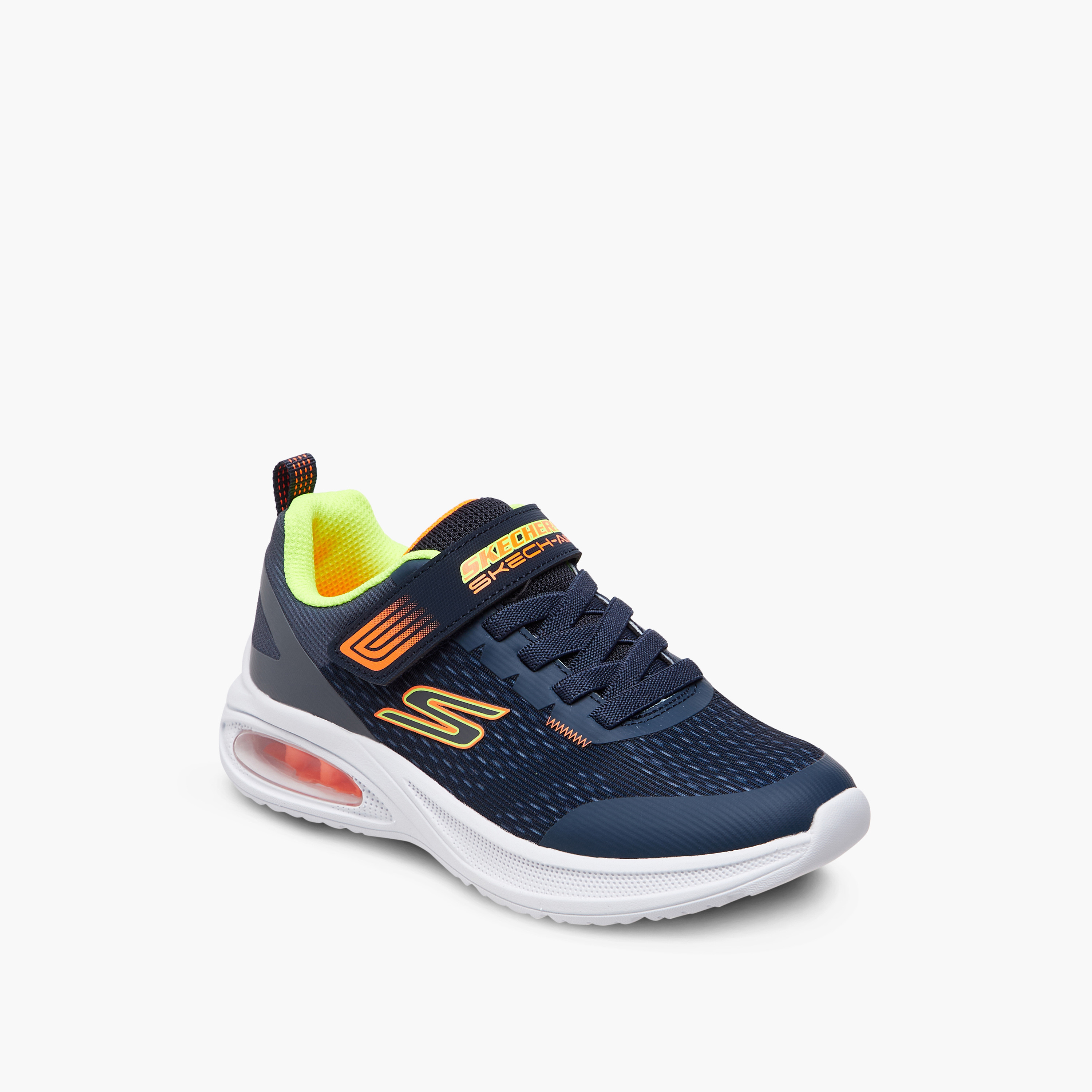 Skechers Boys Microspec Max Advance Hook & Loop Running Shoes 404105L | OE-boys-shoes-sneakers-image-2